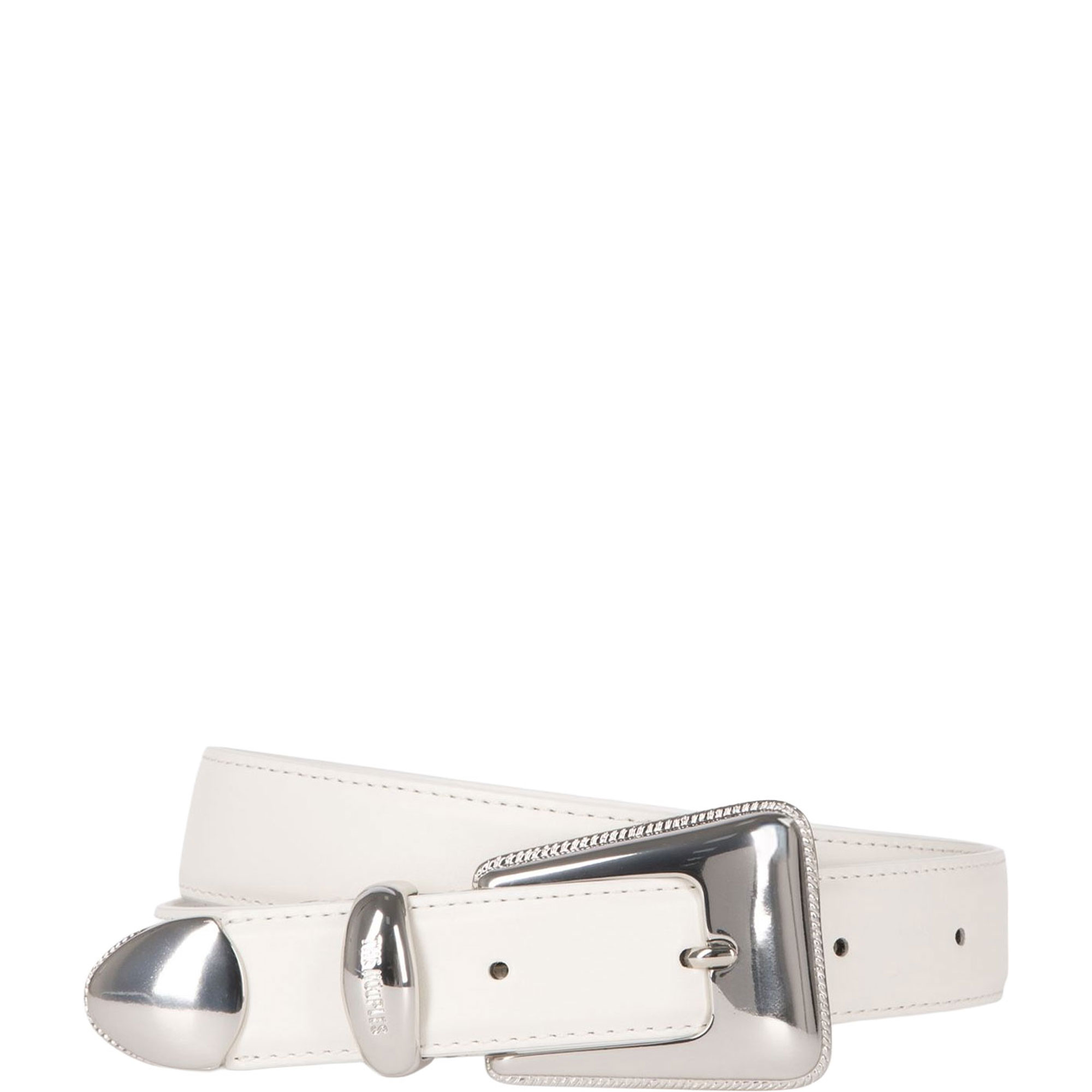Western Buckle Leather Belt