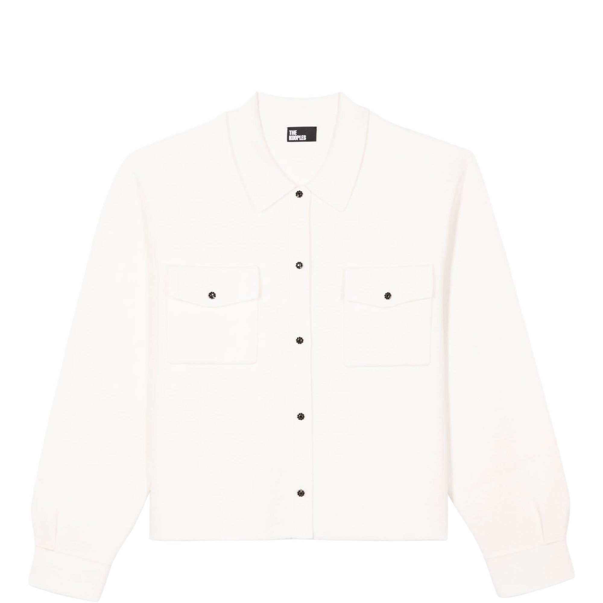 Contrast Button Cardigan