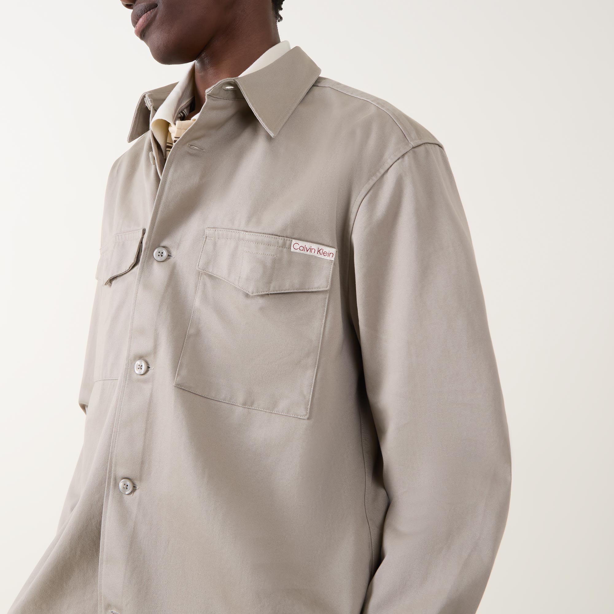 Utility Logo Overshirt