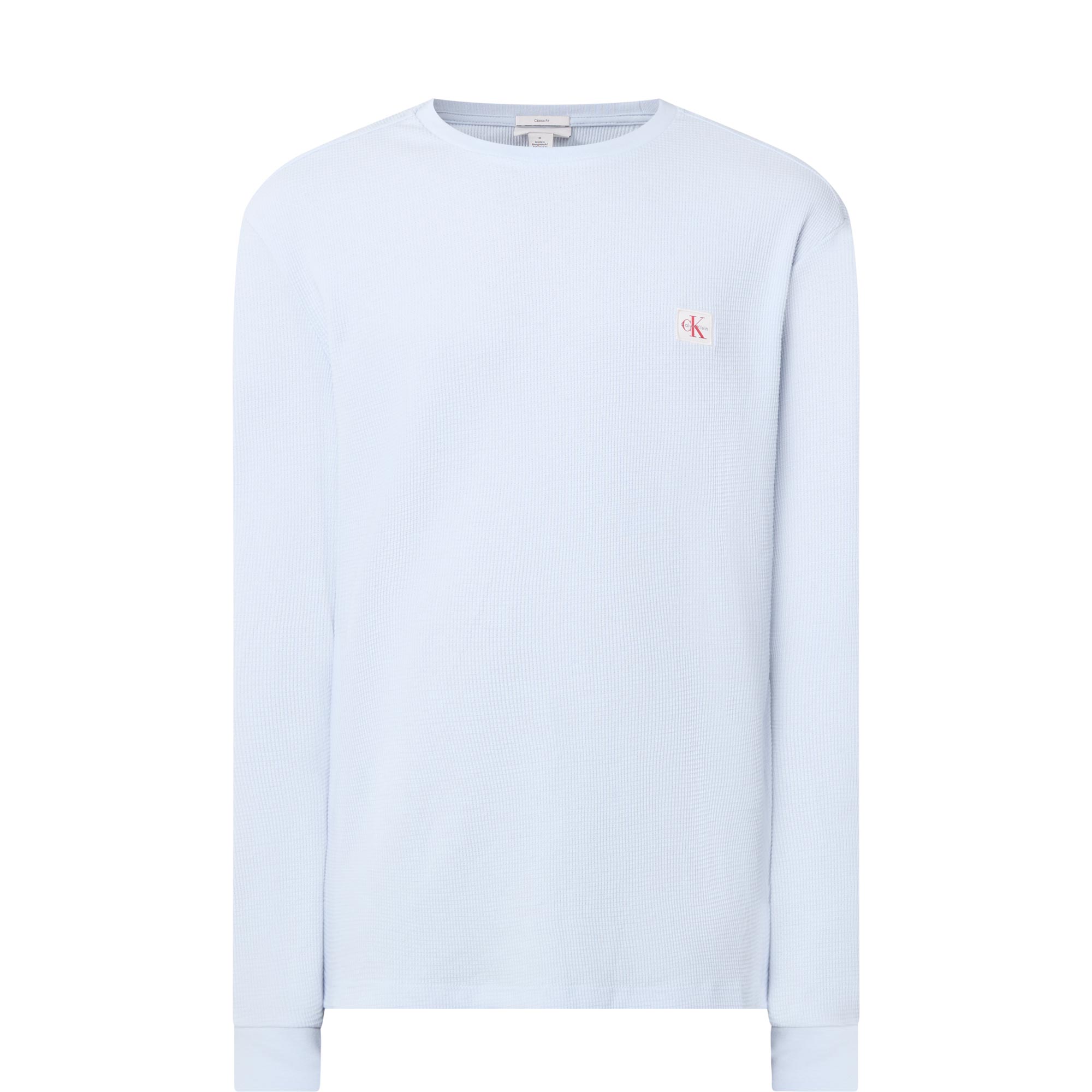 Monogram Logo Waffle Long-Sleeved T-Shirt