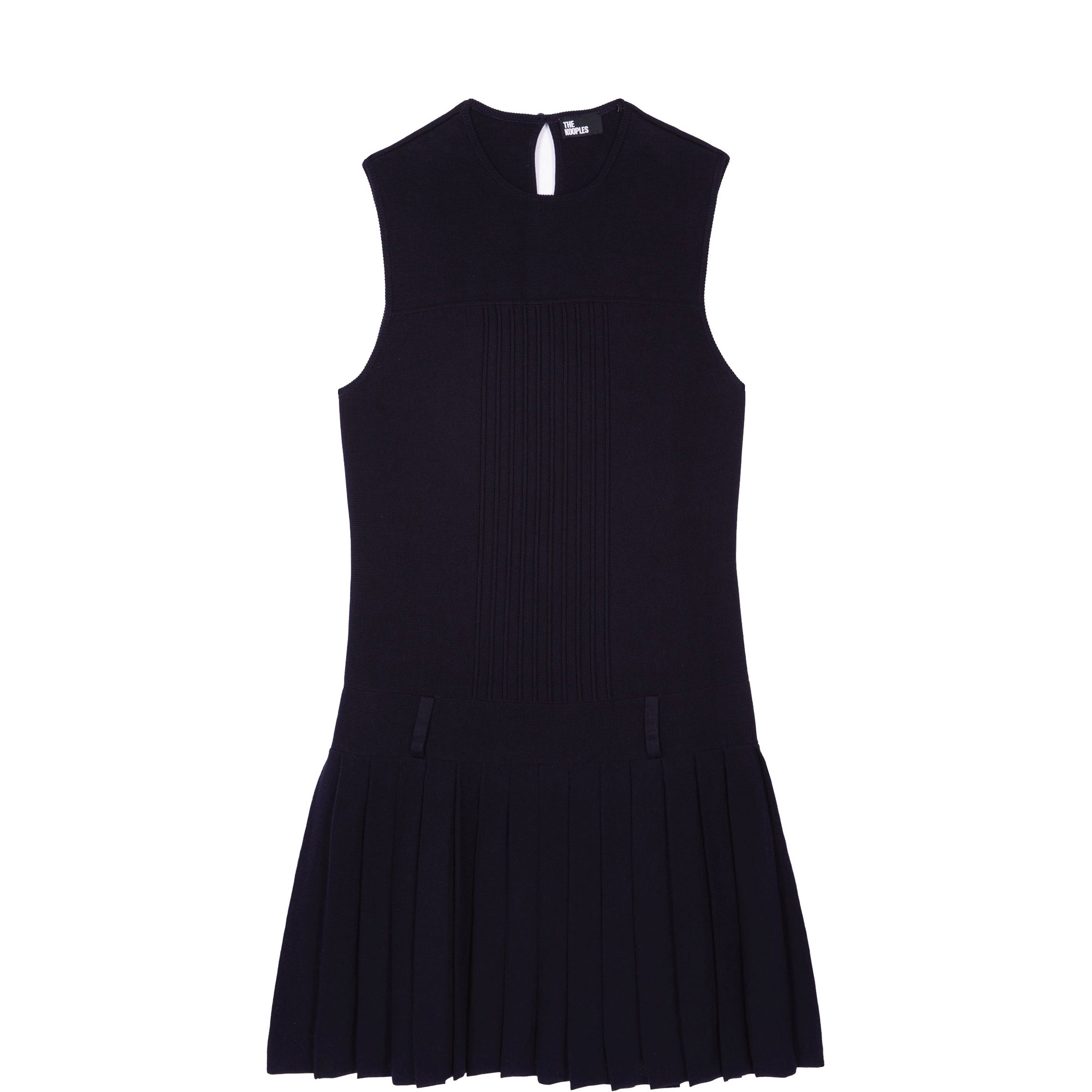 Pleated Knit Dress