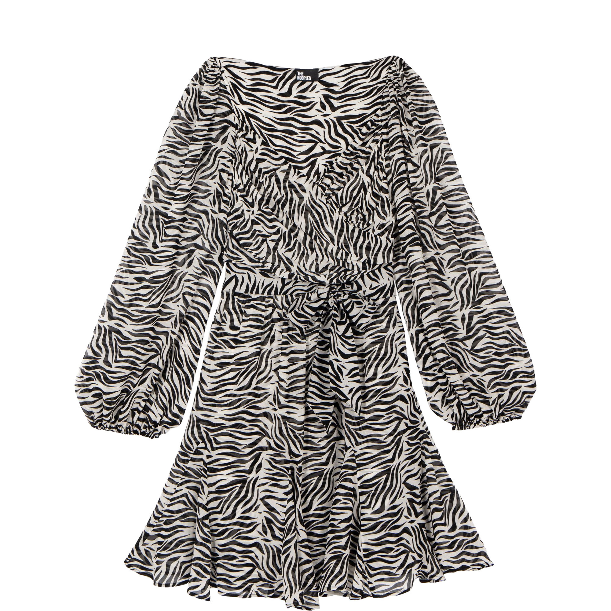 Zebra Wrap Dress