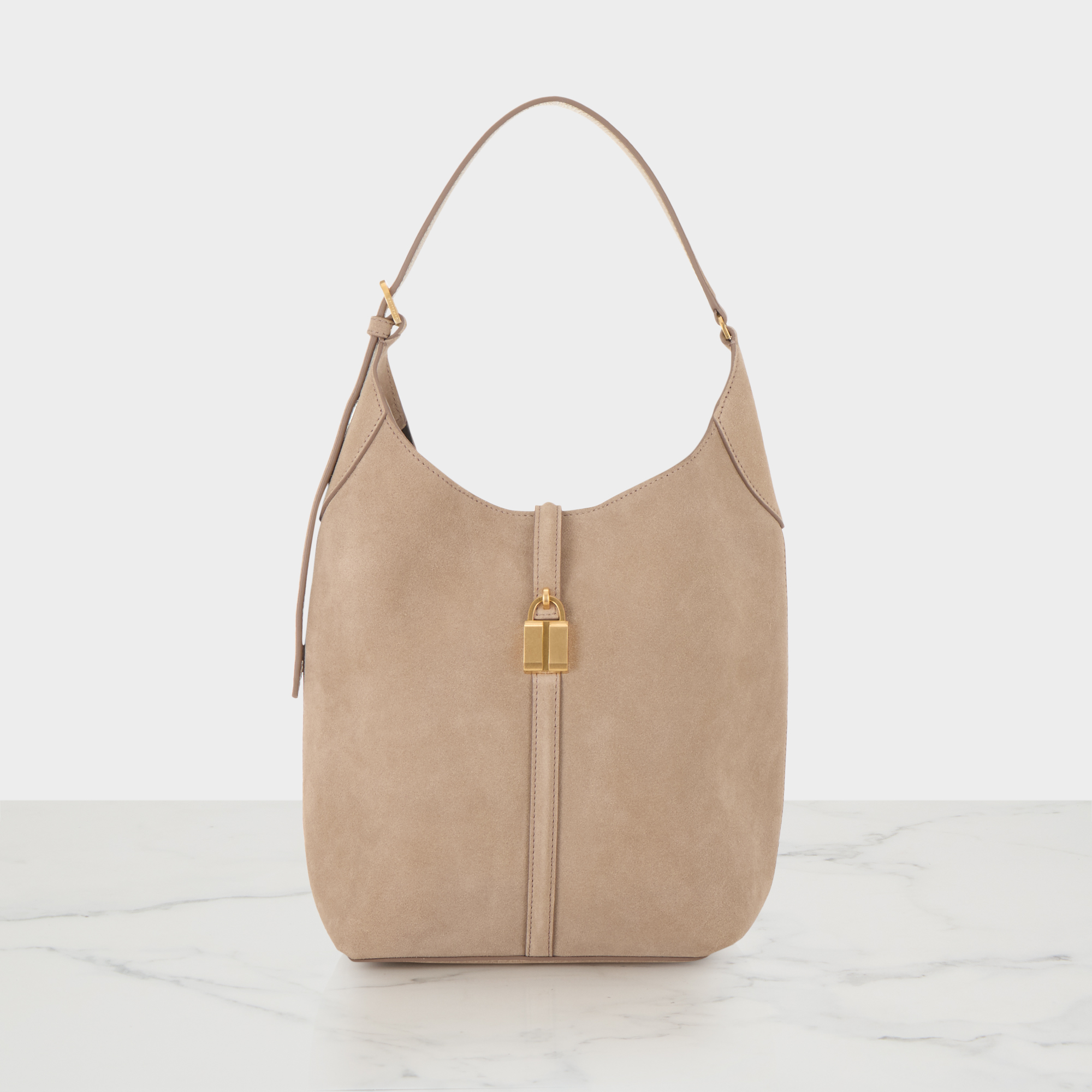 Siena Suede Bucket Bag