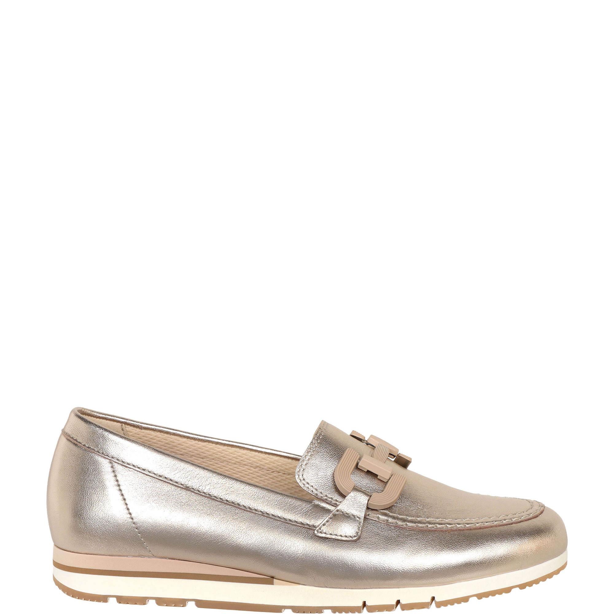 Baby Metallic Snaffle Trim Loafers