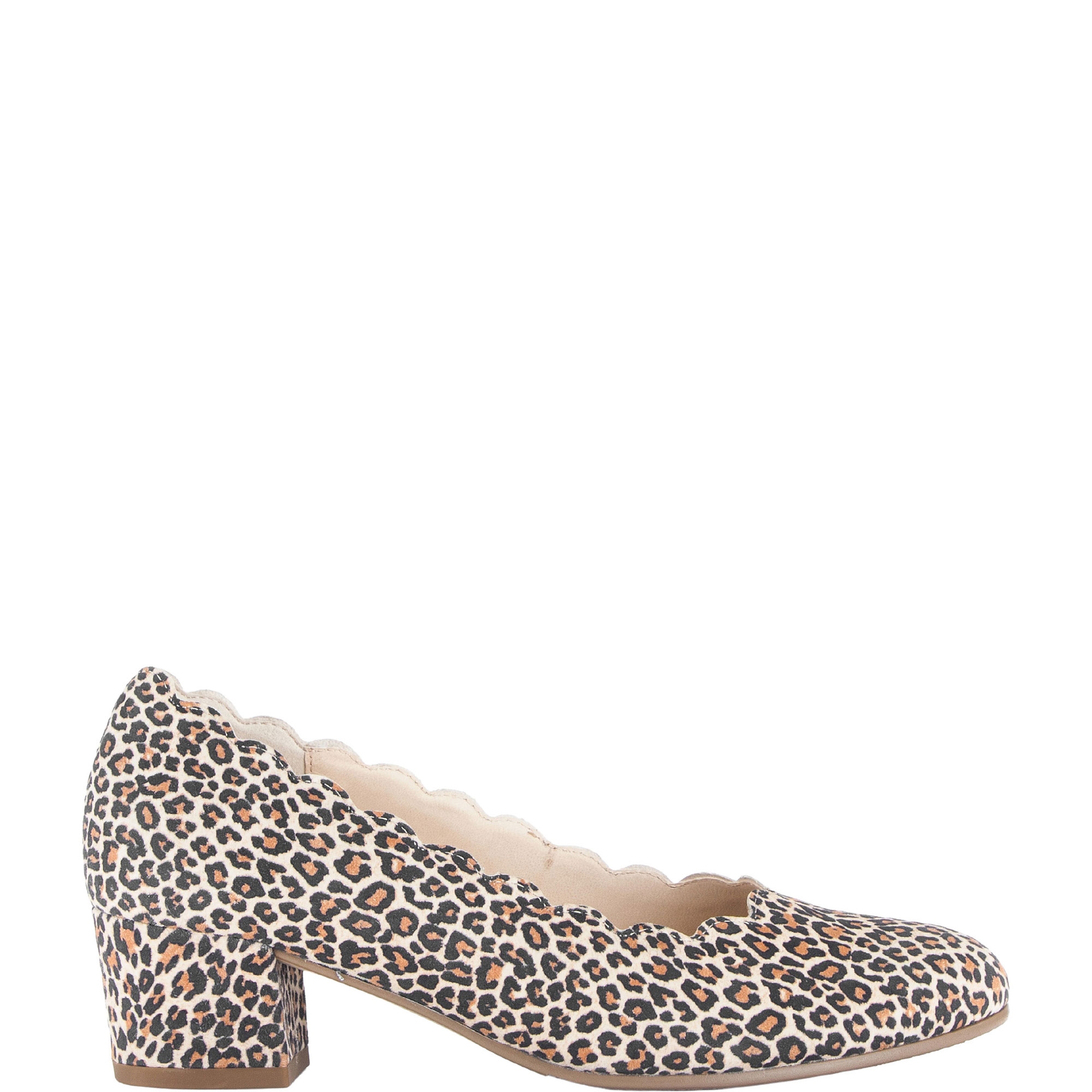 Gigi Leopard Print Court Shoes