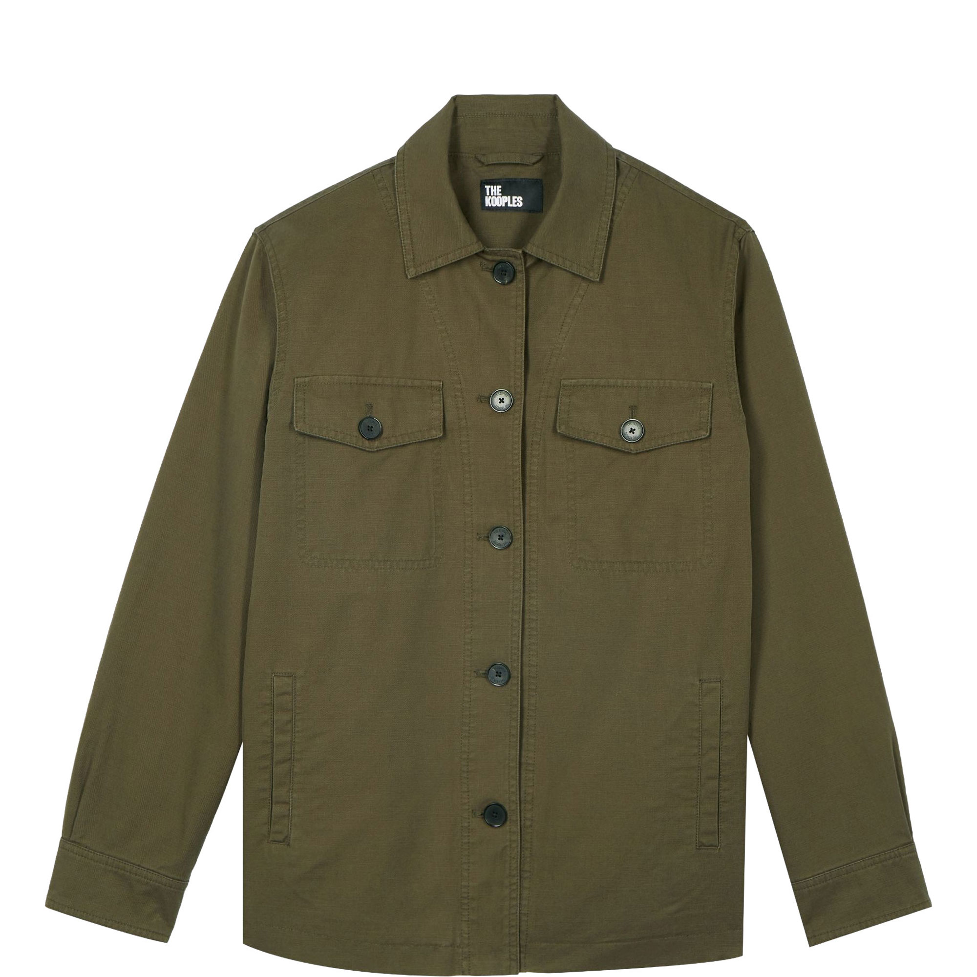 Snake Embroidery Logo Overshirt