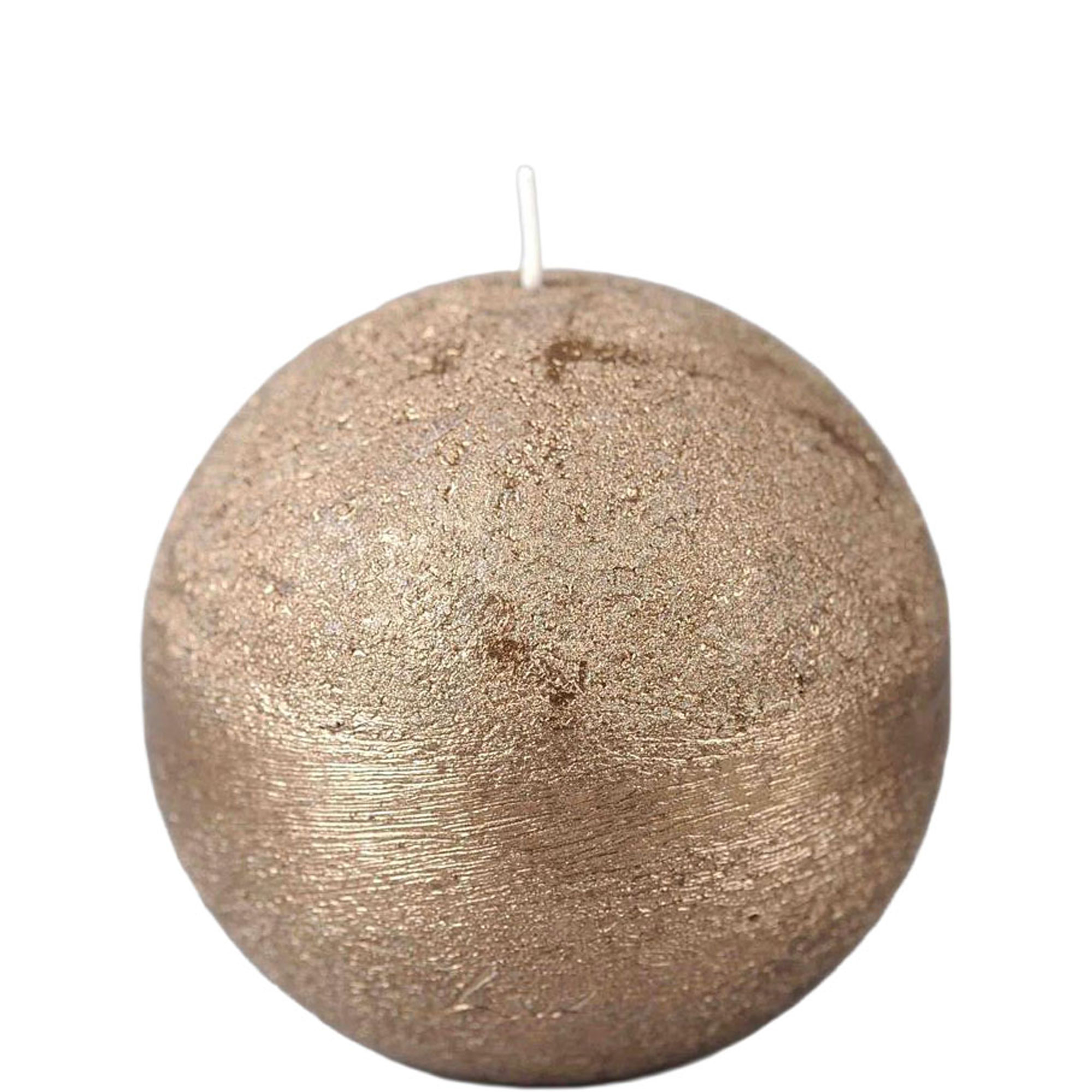 Antique Gold Spherical Candle