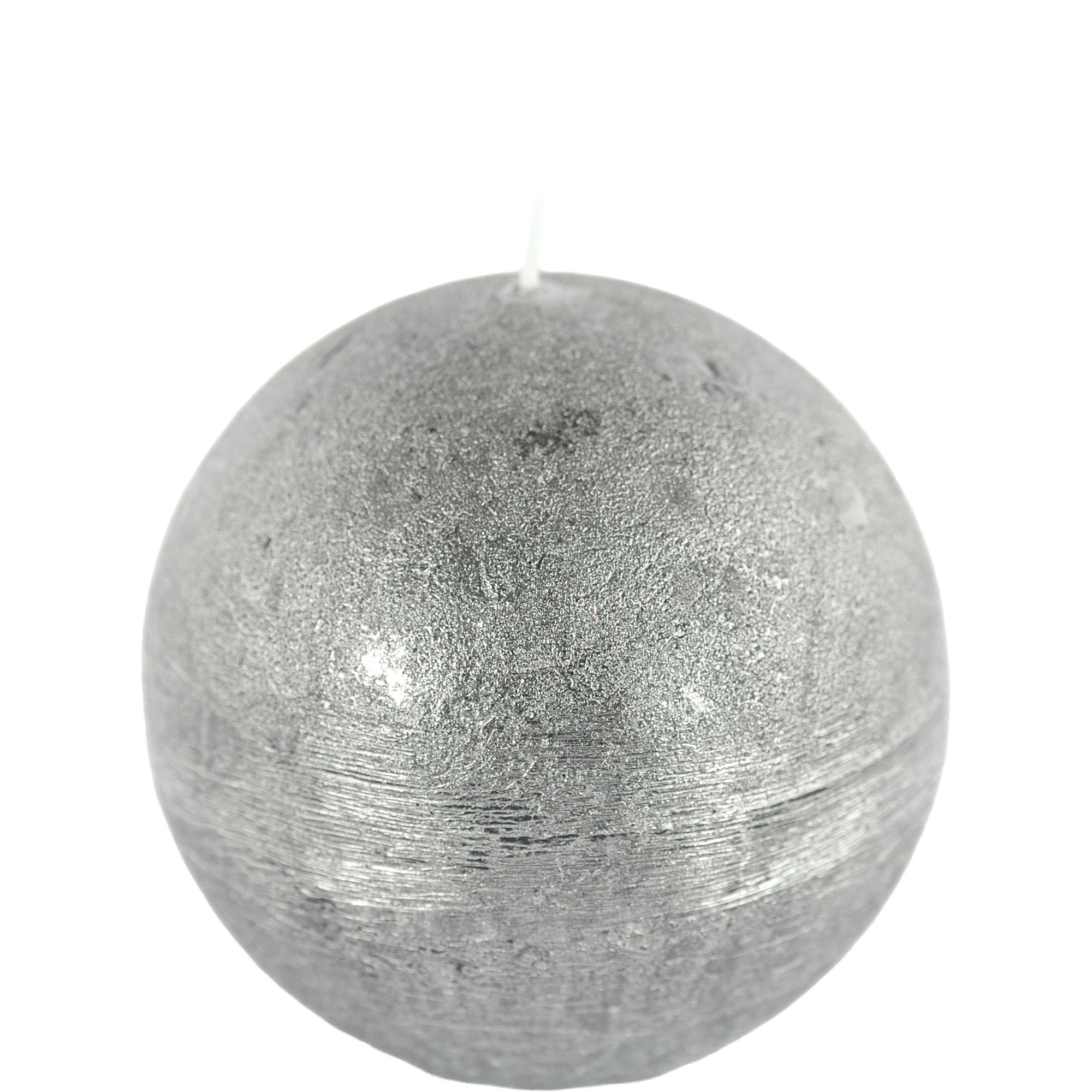 Black Silver Spherical Candle