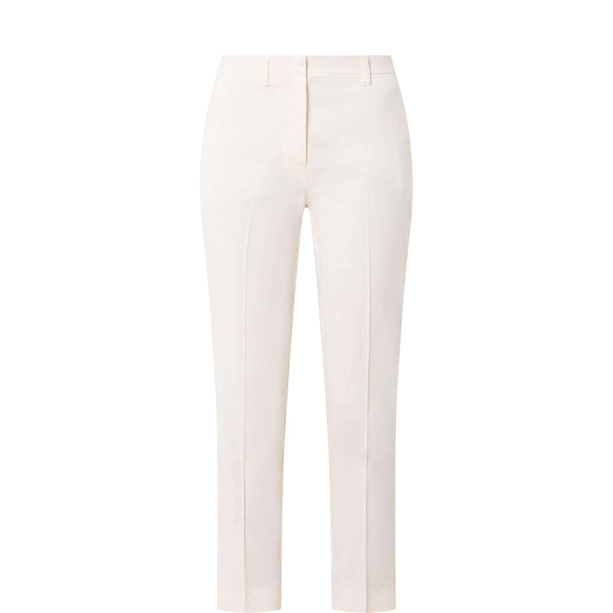 Cropped Straight Leg Trousers