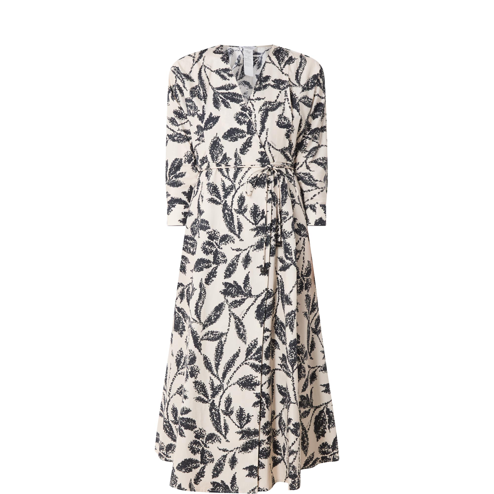 Camino Monochrome Wrap Dress