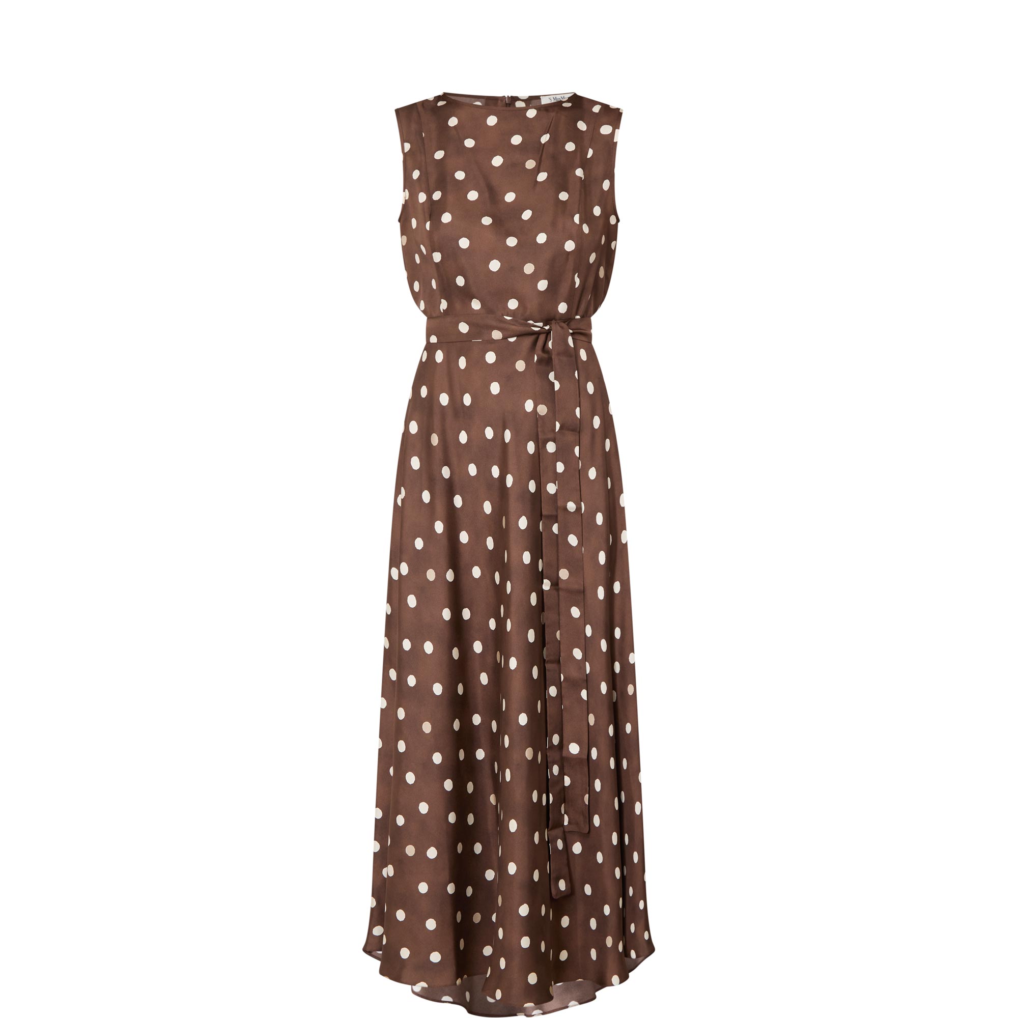 Martina Silk Polka Dot Dress