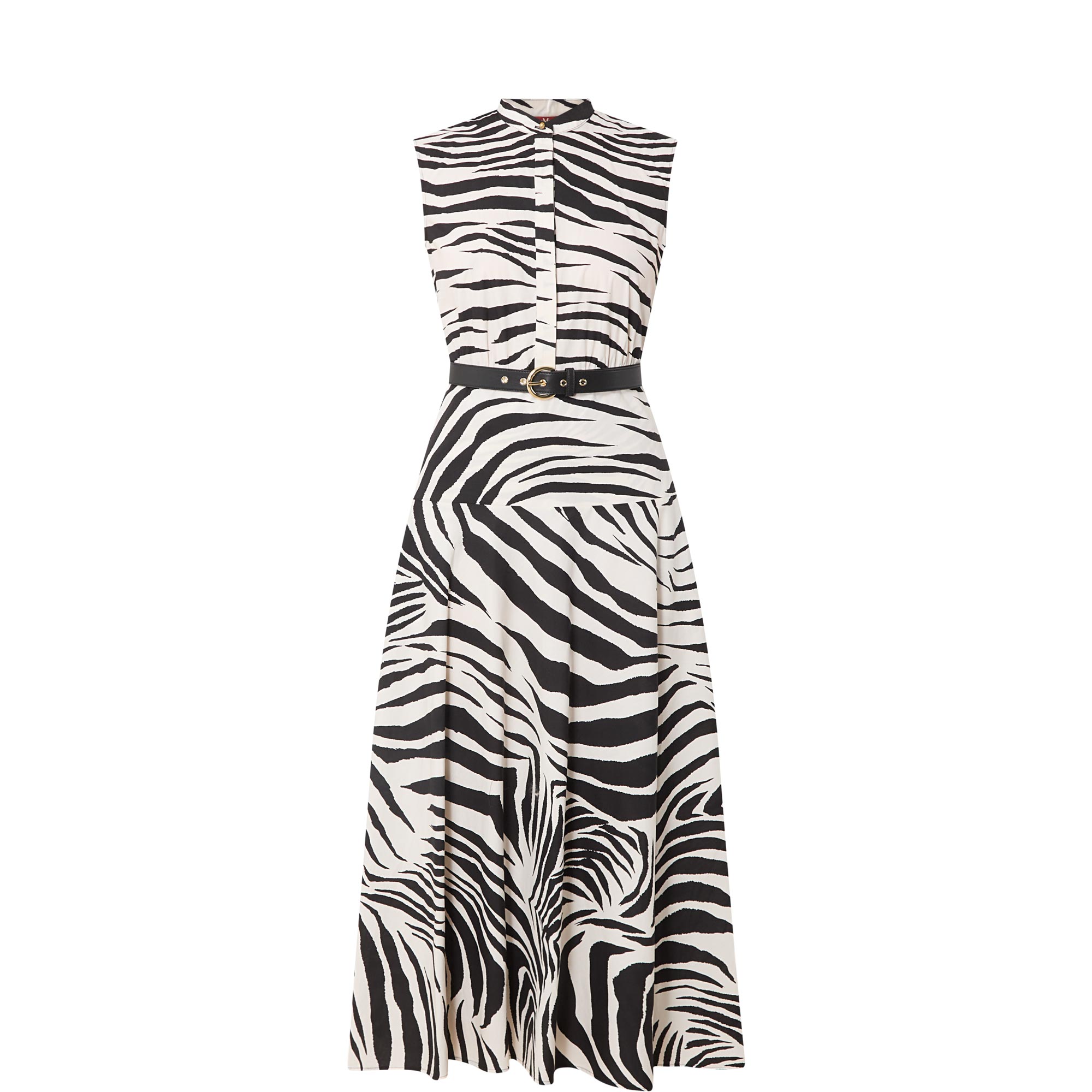 West Zebra Belted Dress