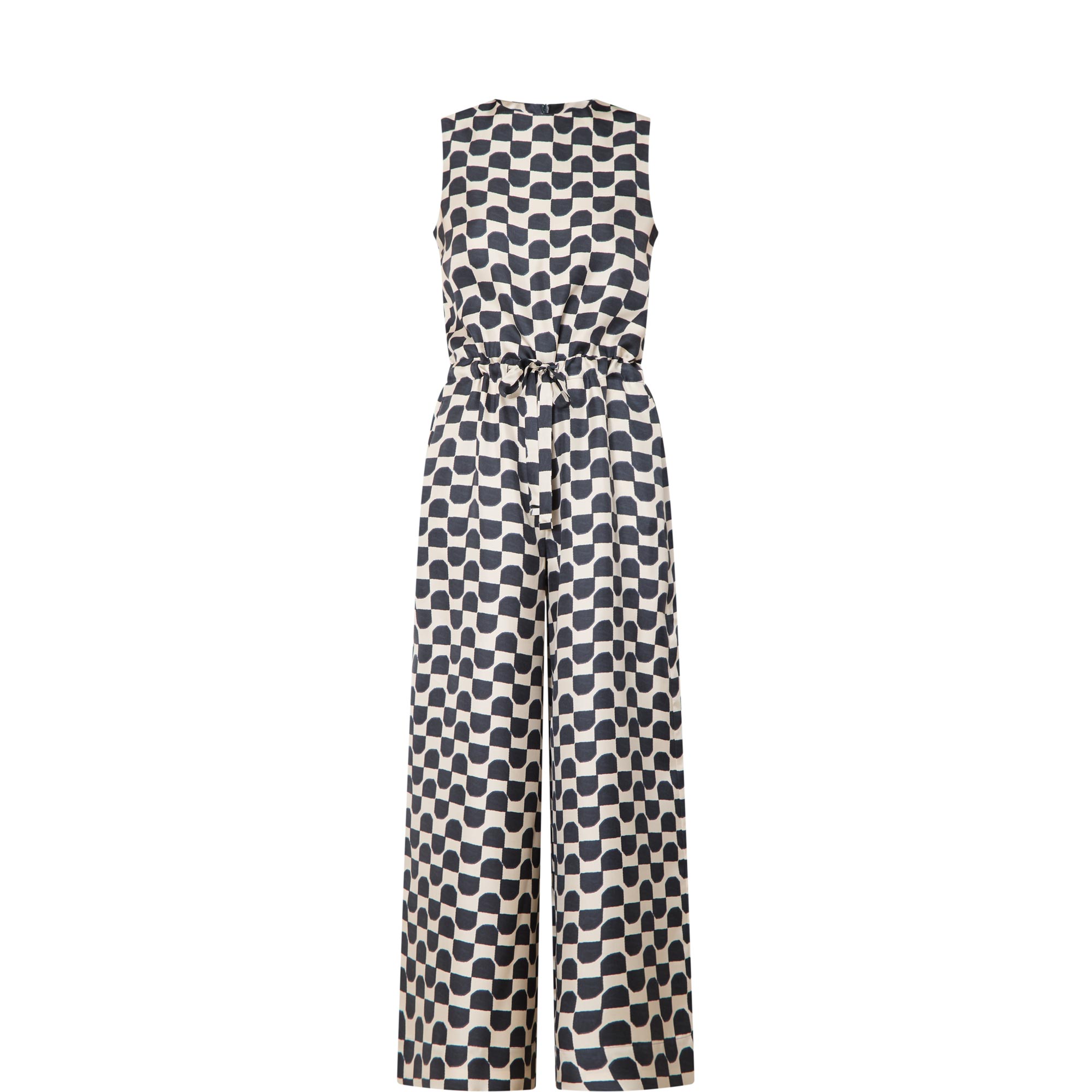 Ronchi Silk Polka Dot Jumpsuit