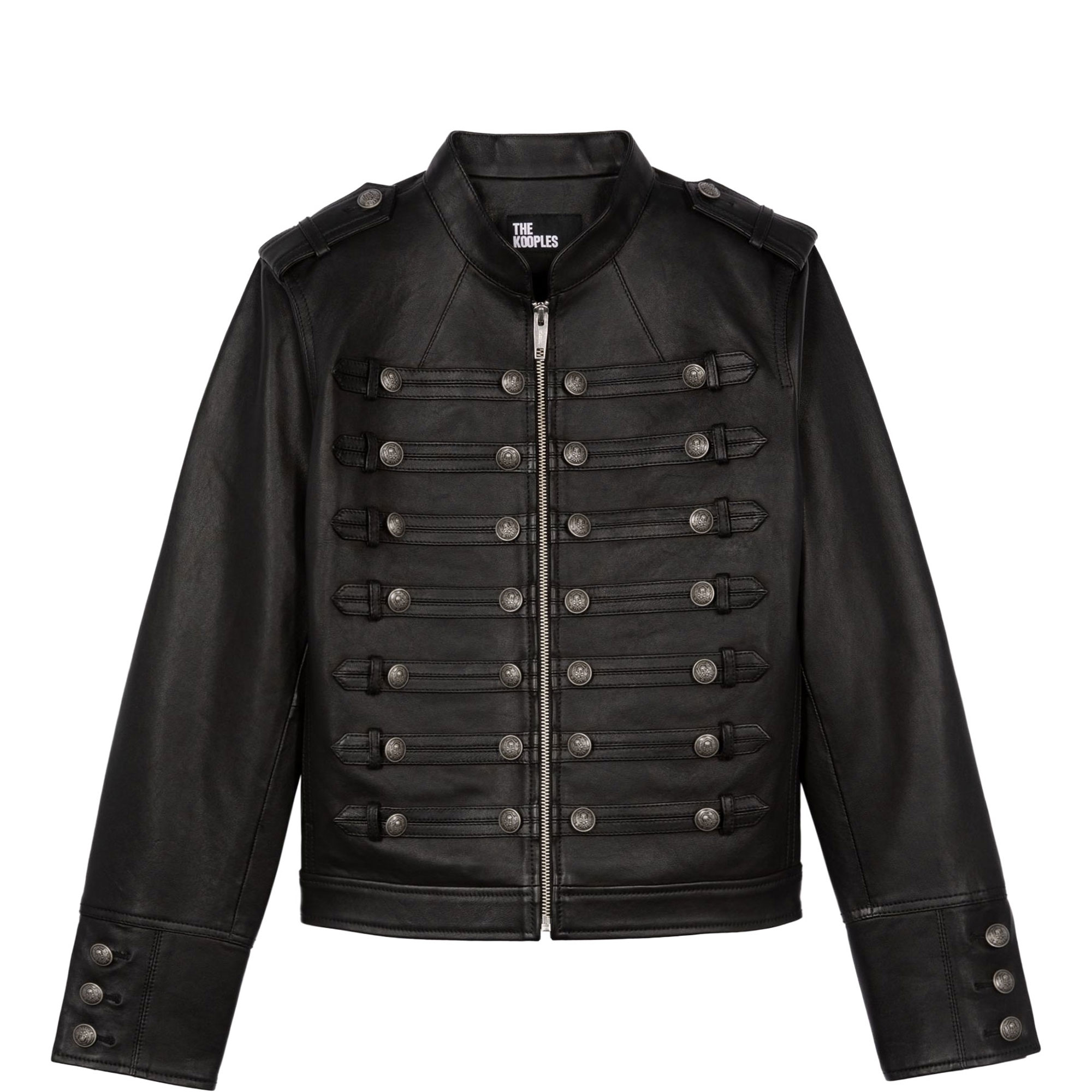 Military Leather Jacket