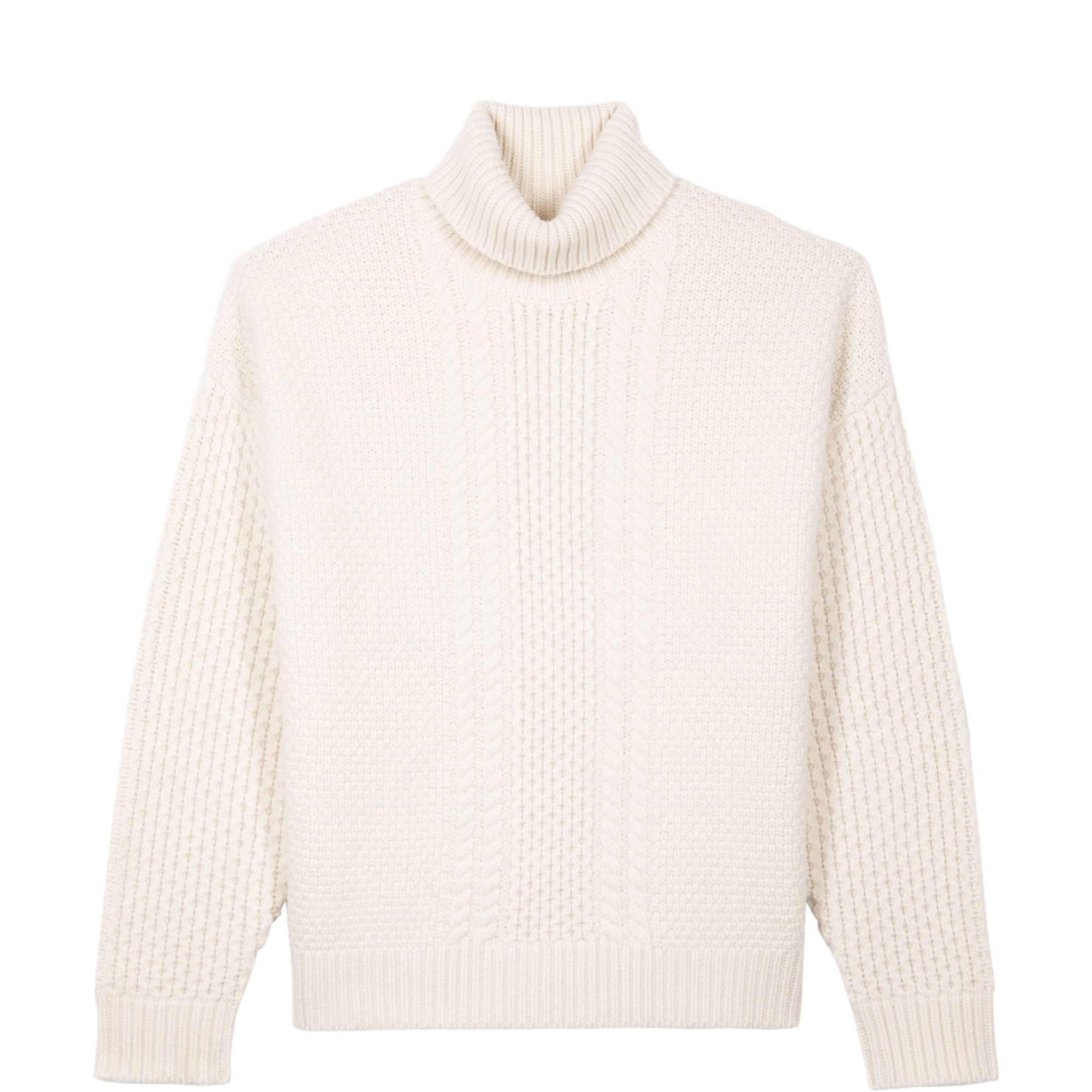 Cable Knit Turtleneck Sweater