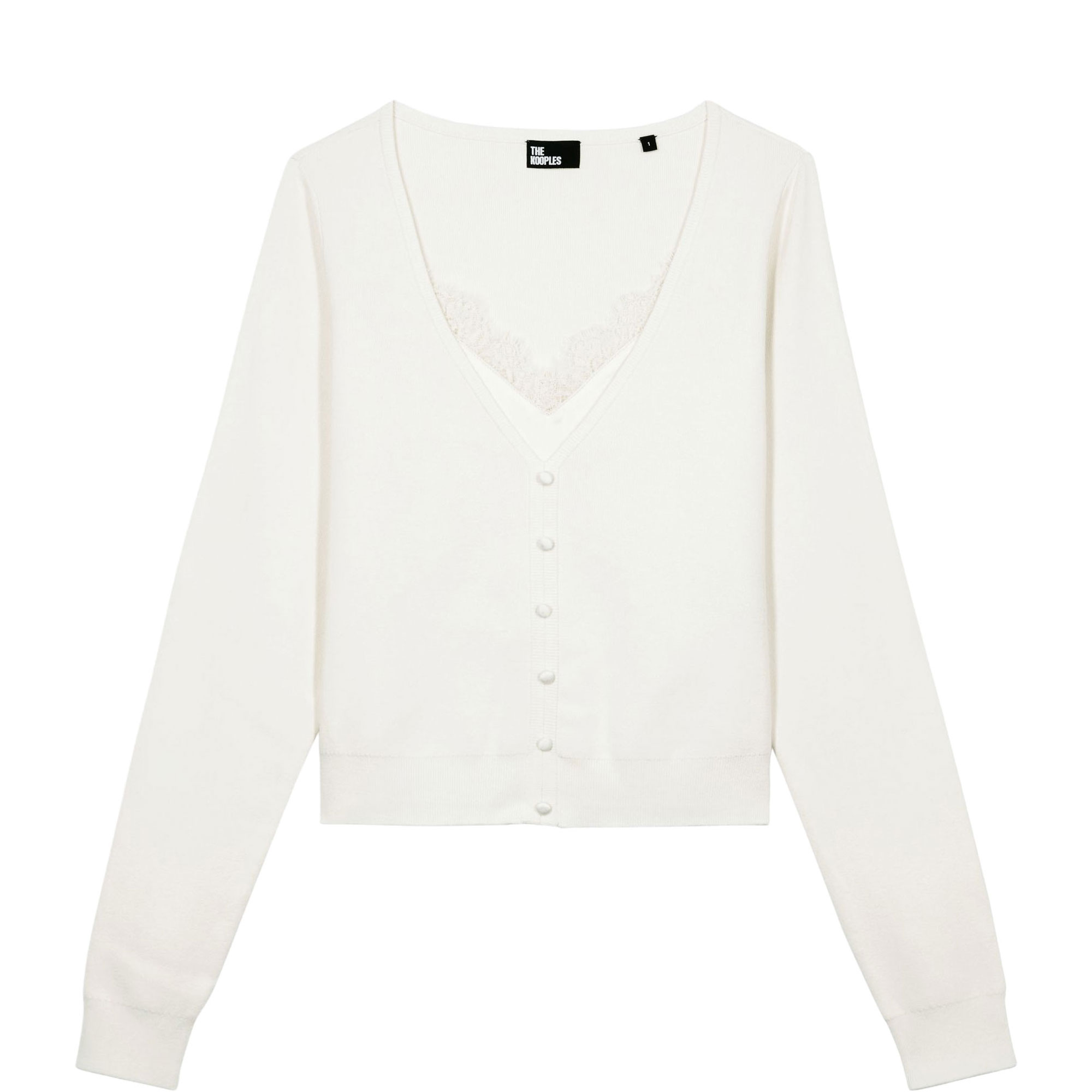 Trompe L'Oeil Lace Sweater