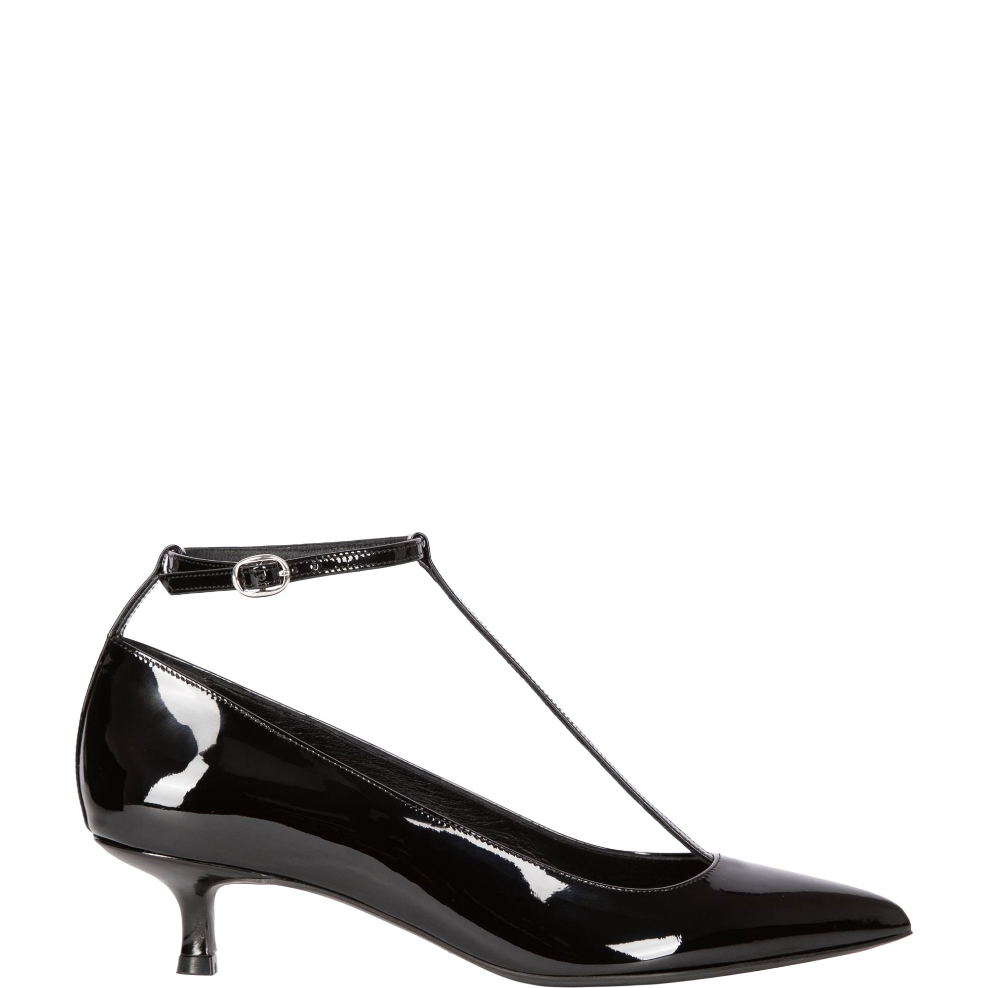 T-Bar Heeled Pumps