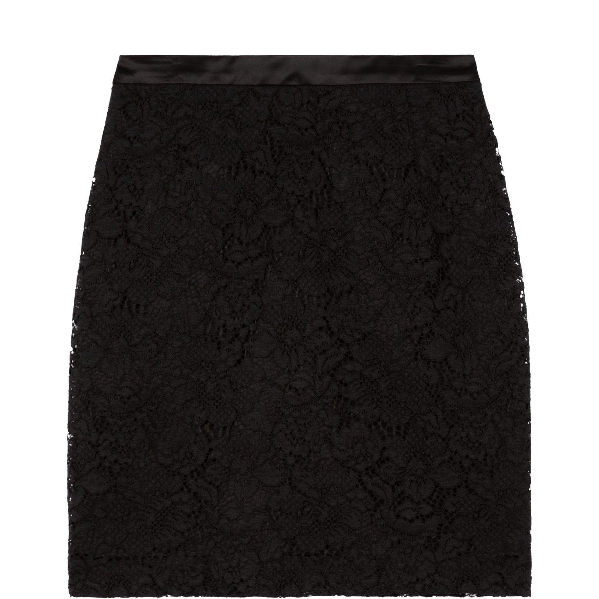 Lace Mini Pencil Skirt