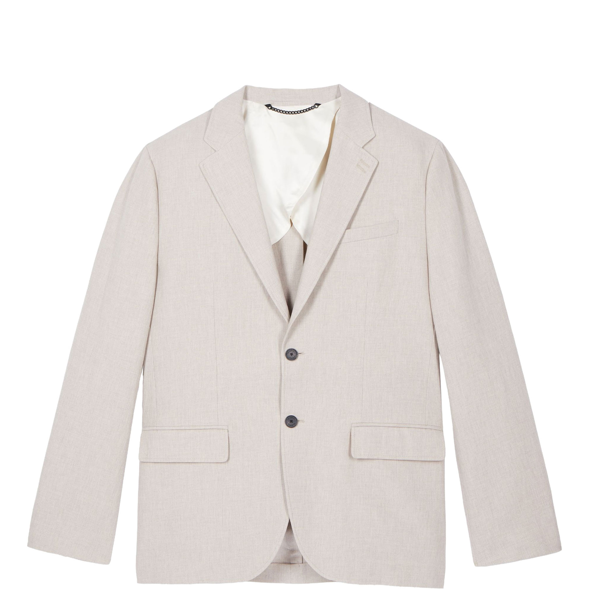 Single-Breasted Suit Blazer
