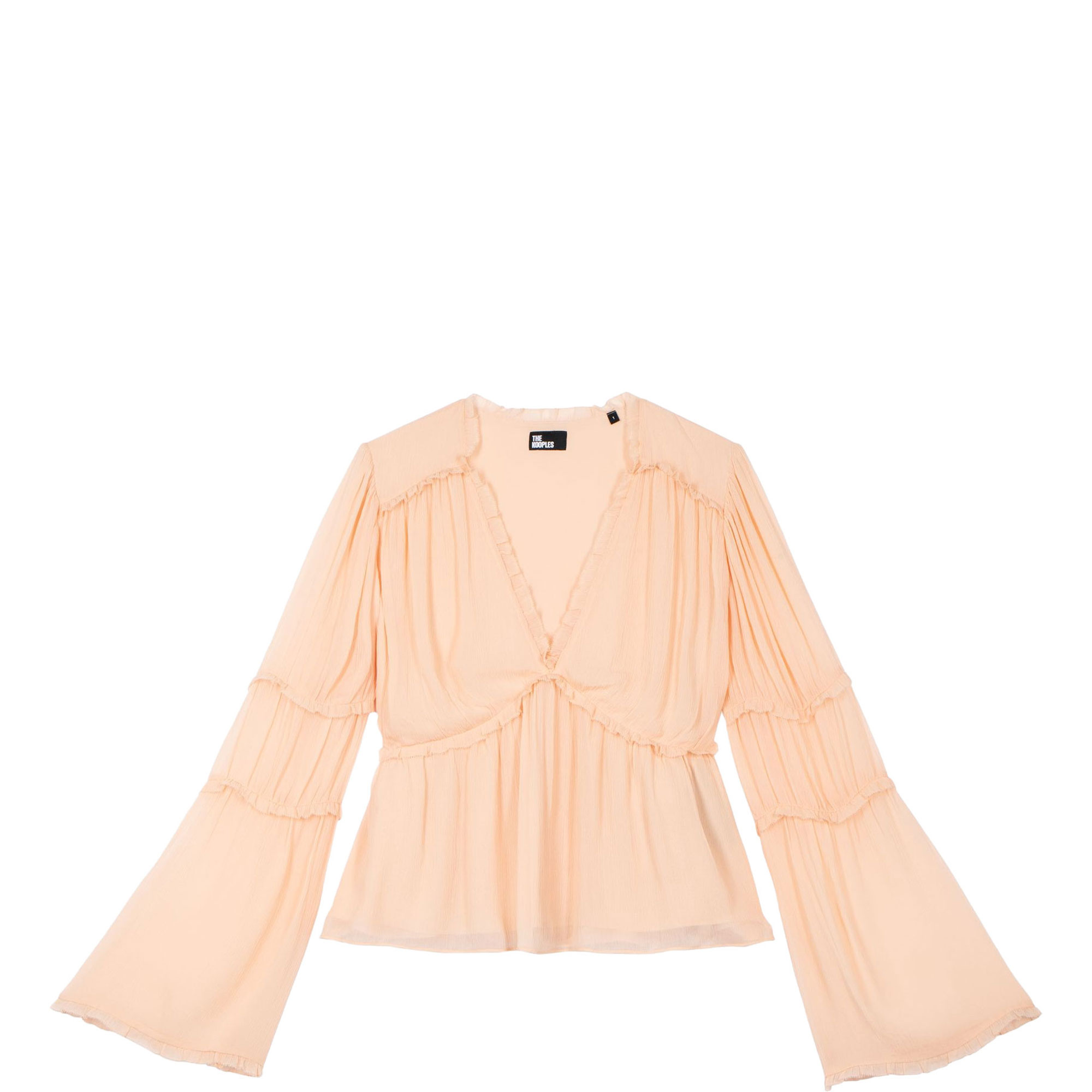 Empire Waist Ruffled Top