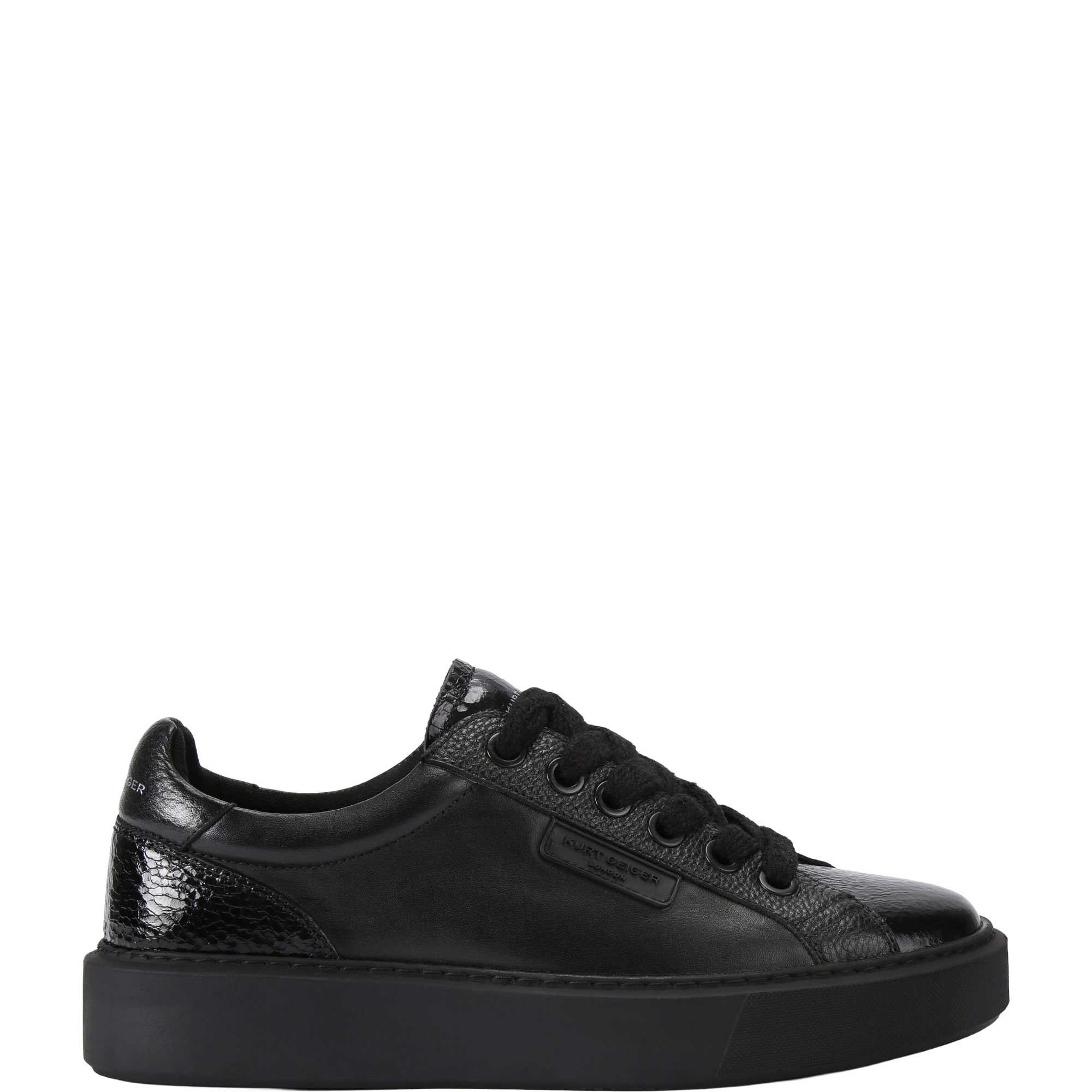 Albion Leather Lace-Up Trainers