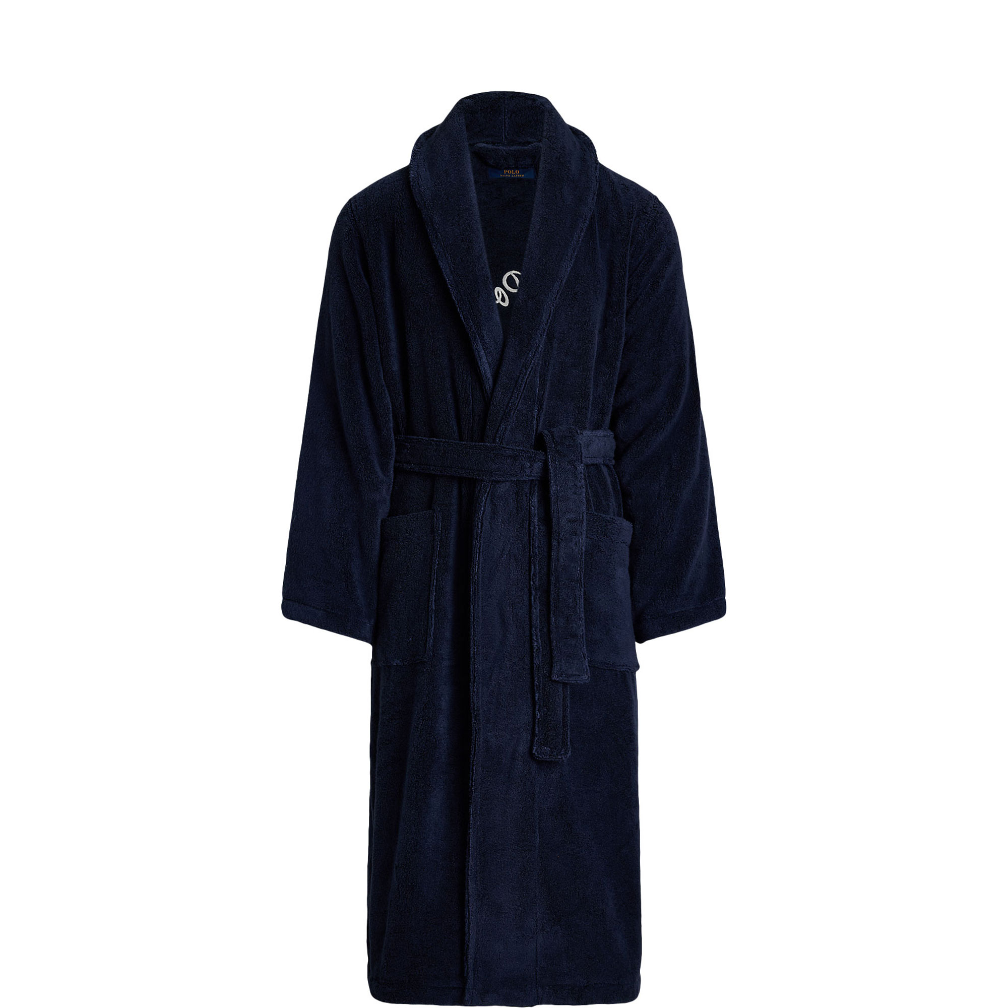 Script Logo Embroidered Terry Robe