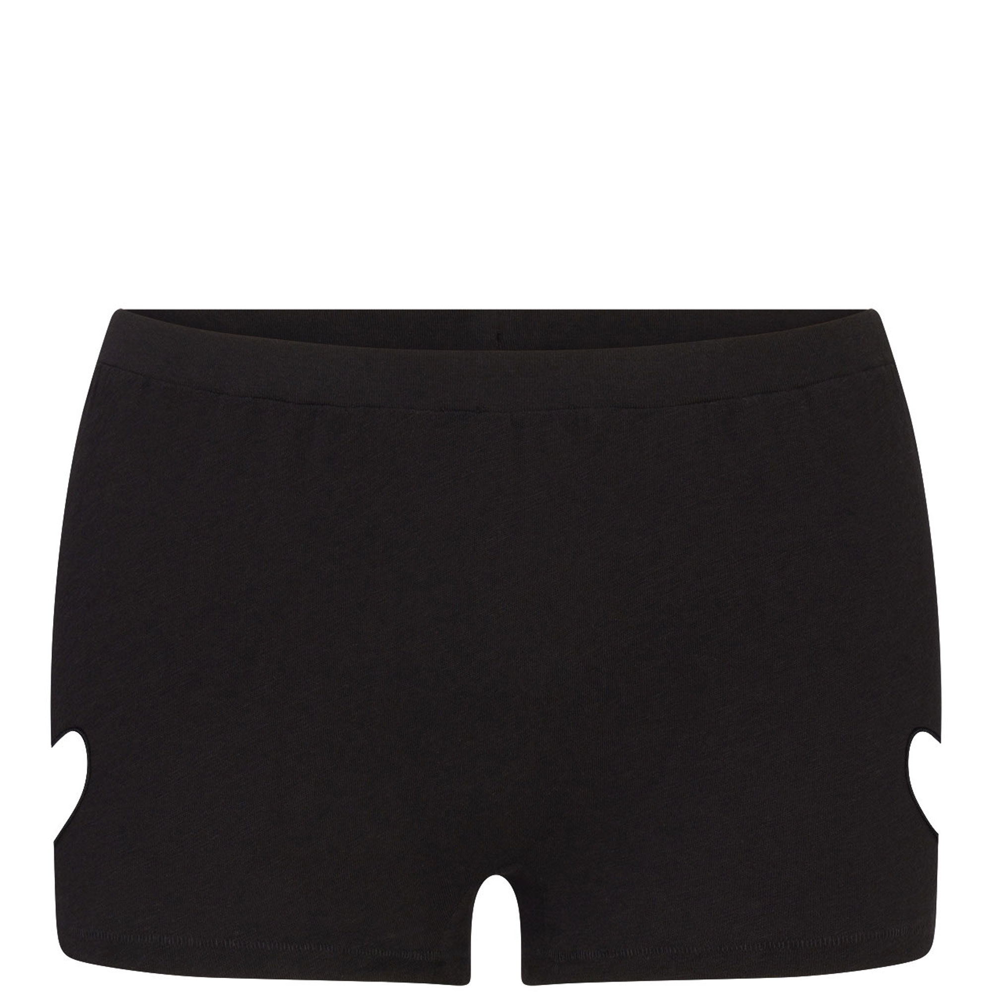 Micro Heart Short Washed Onyx