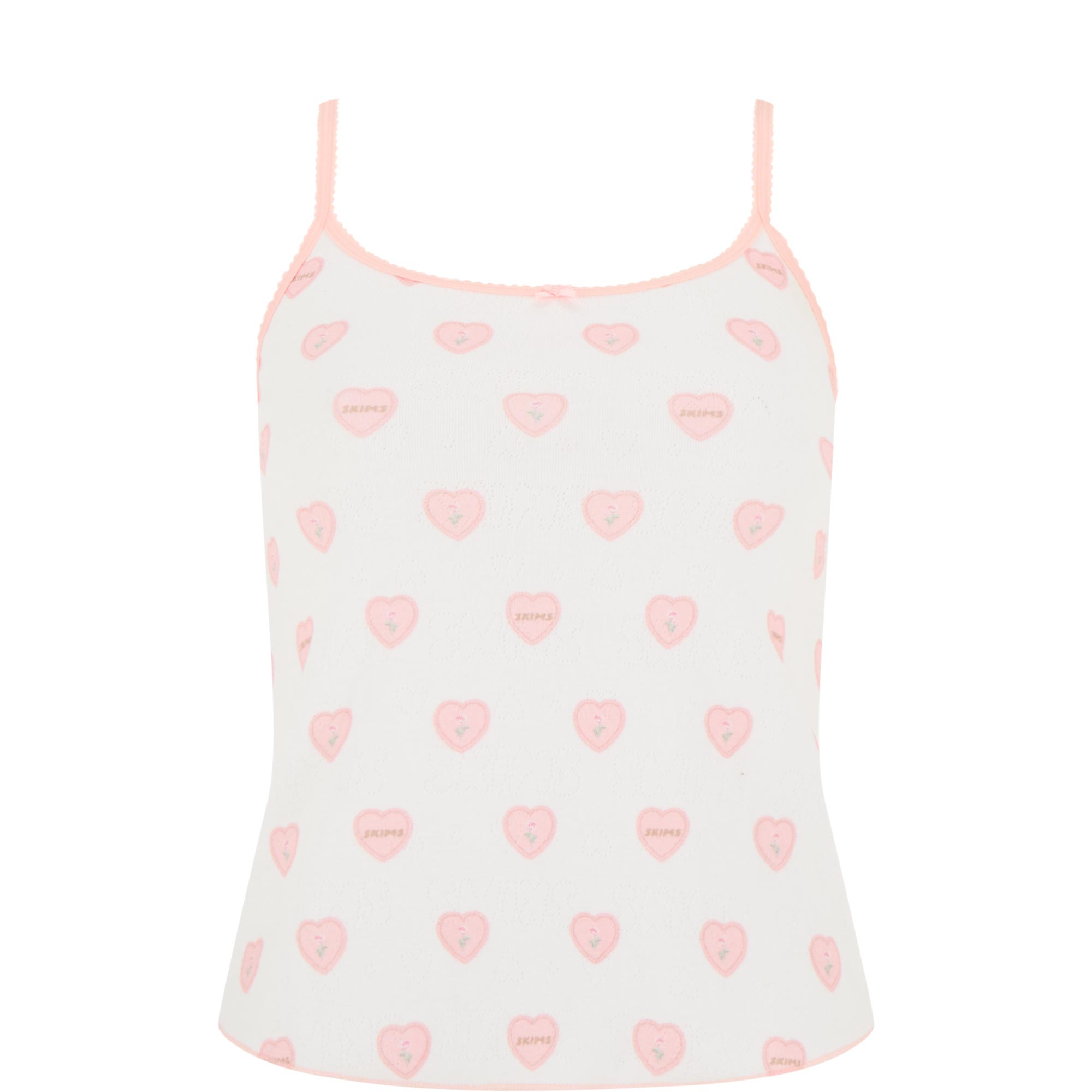 Cami Snow Lace Hearts