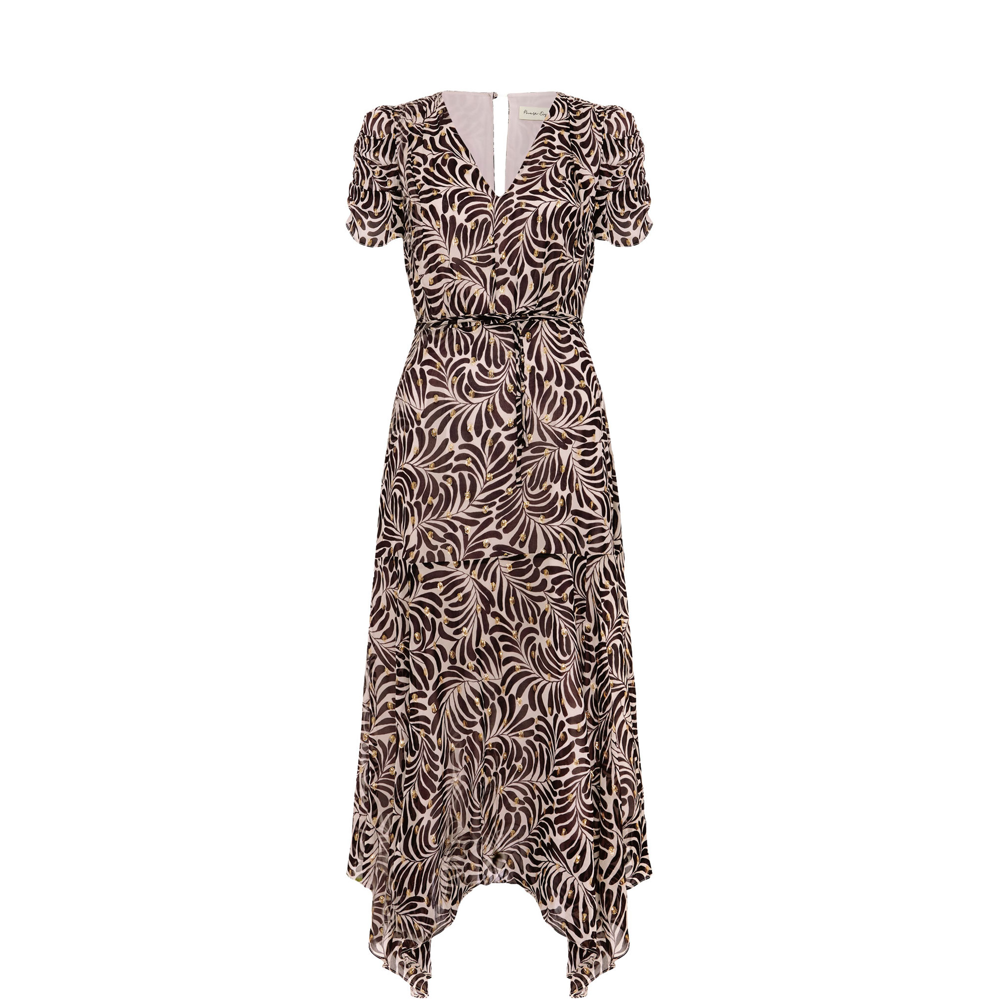 Verity Shimmer Flared Dress