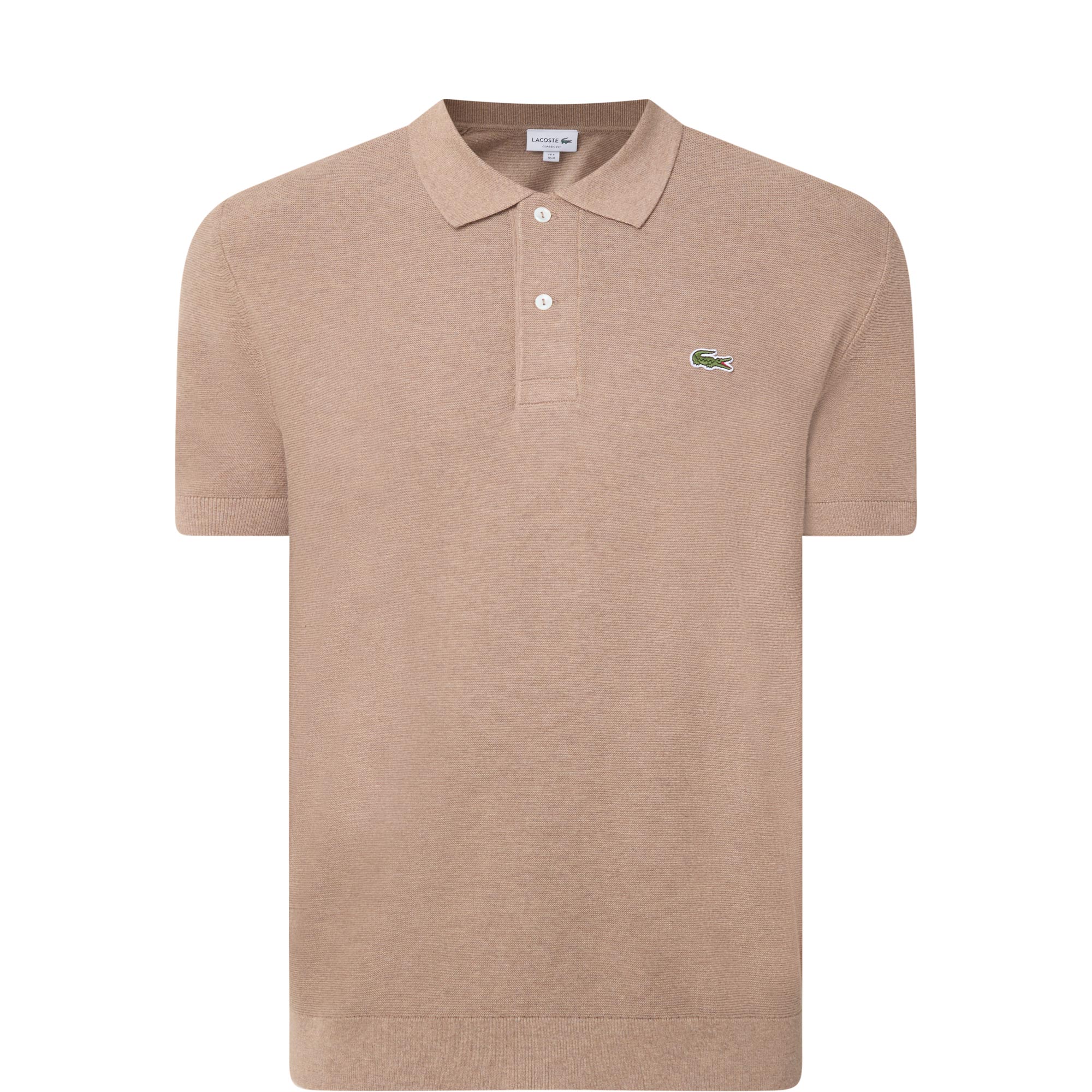 Moss Logo Knitted Polo Shirt