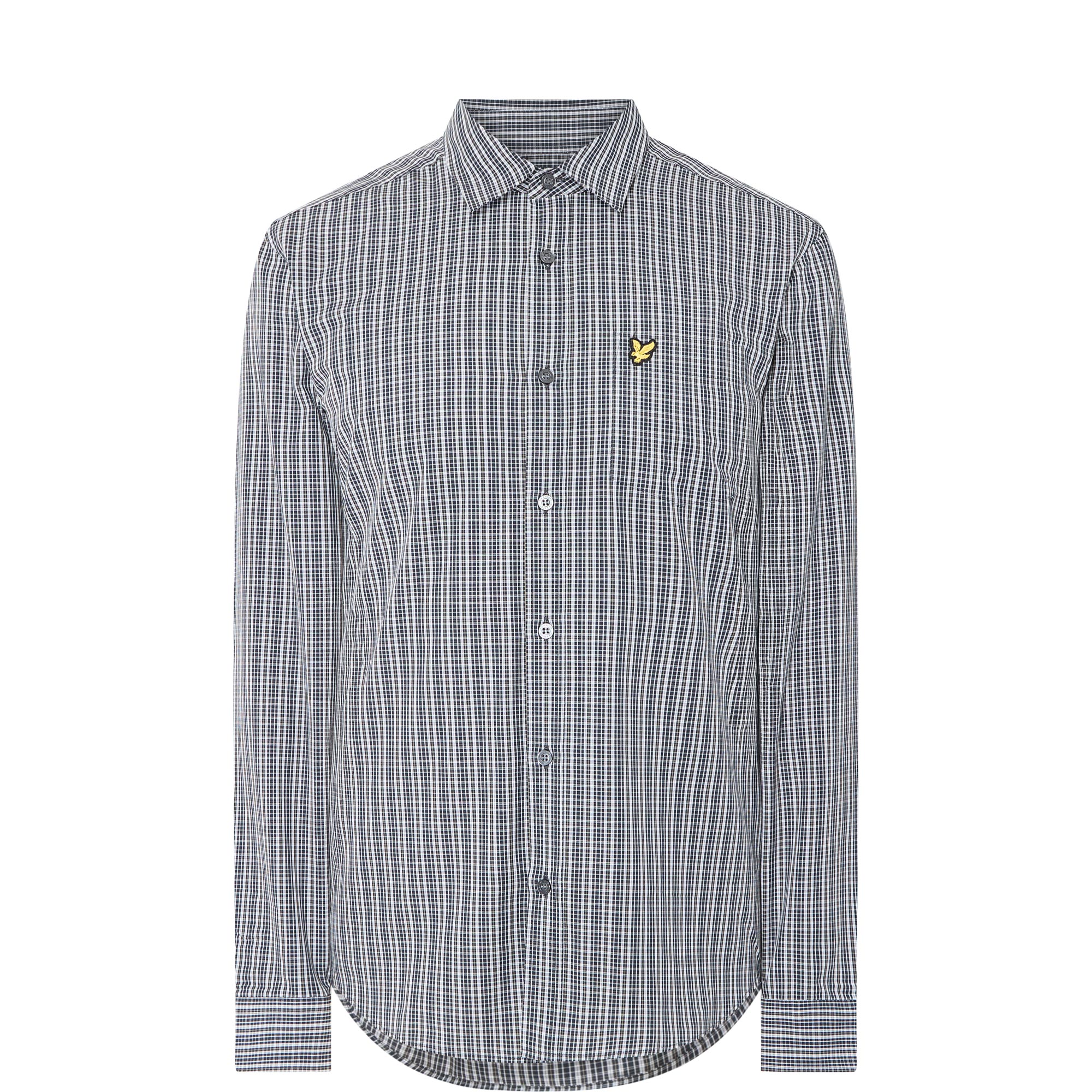Logo Grid Check Shirt