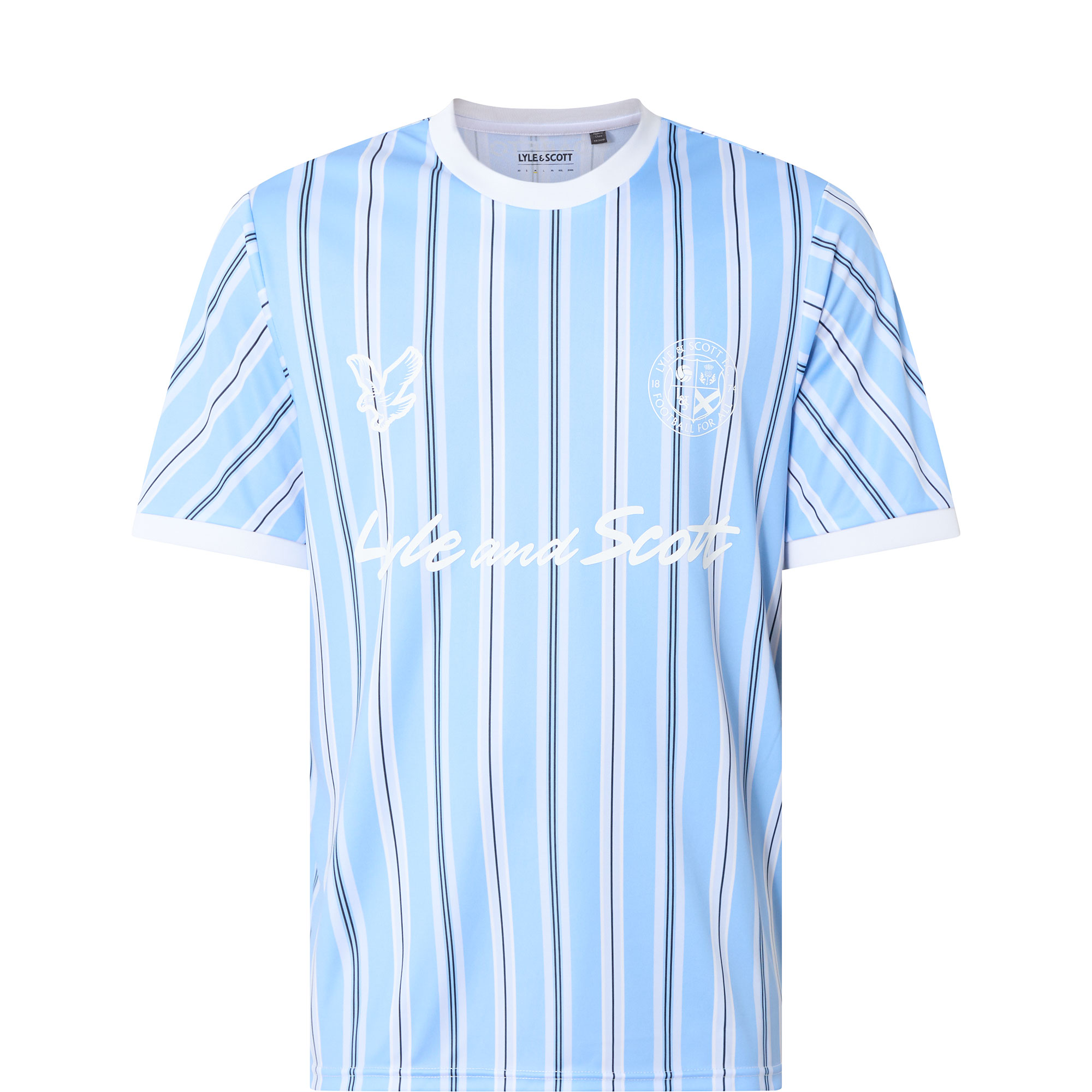 Logo Stripe Jersey T-Shirt