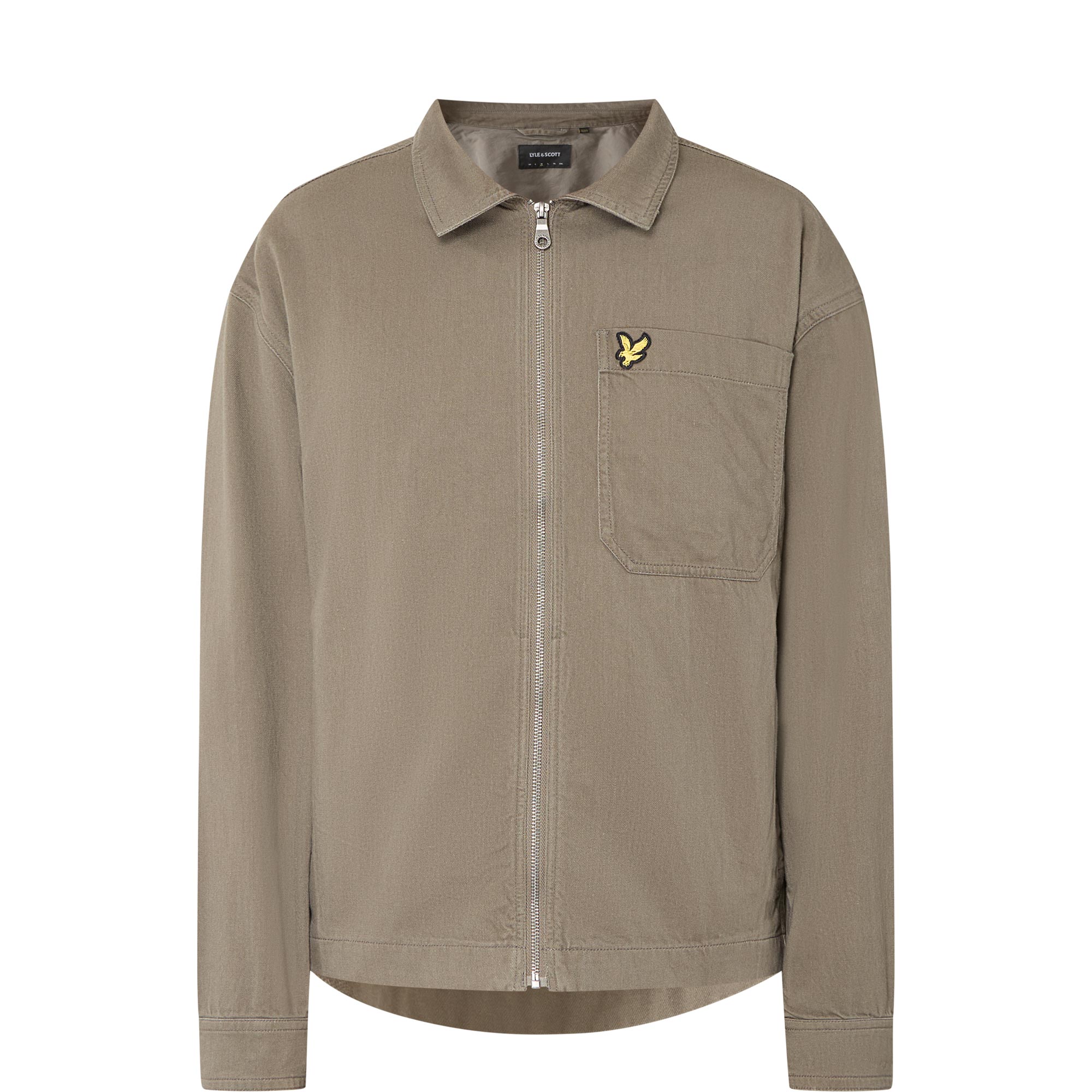 Logo Enzyme Wash Overshirt