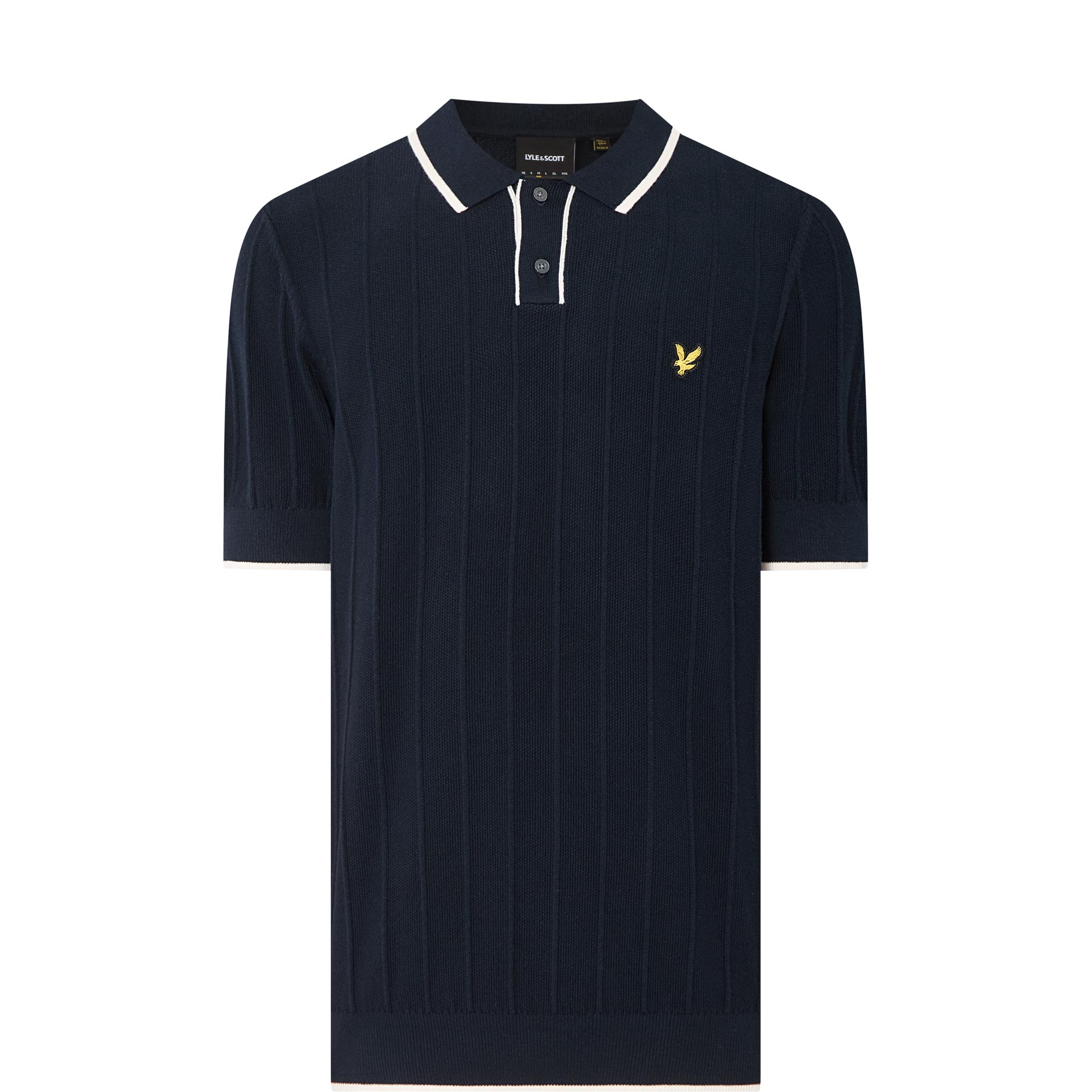 Tipped Piqu&eacute; Knit Polo Shirt