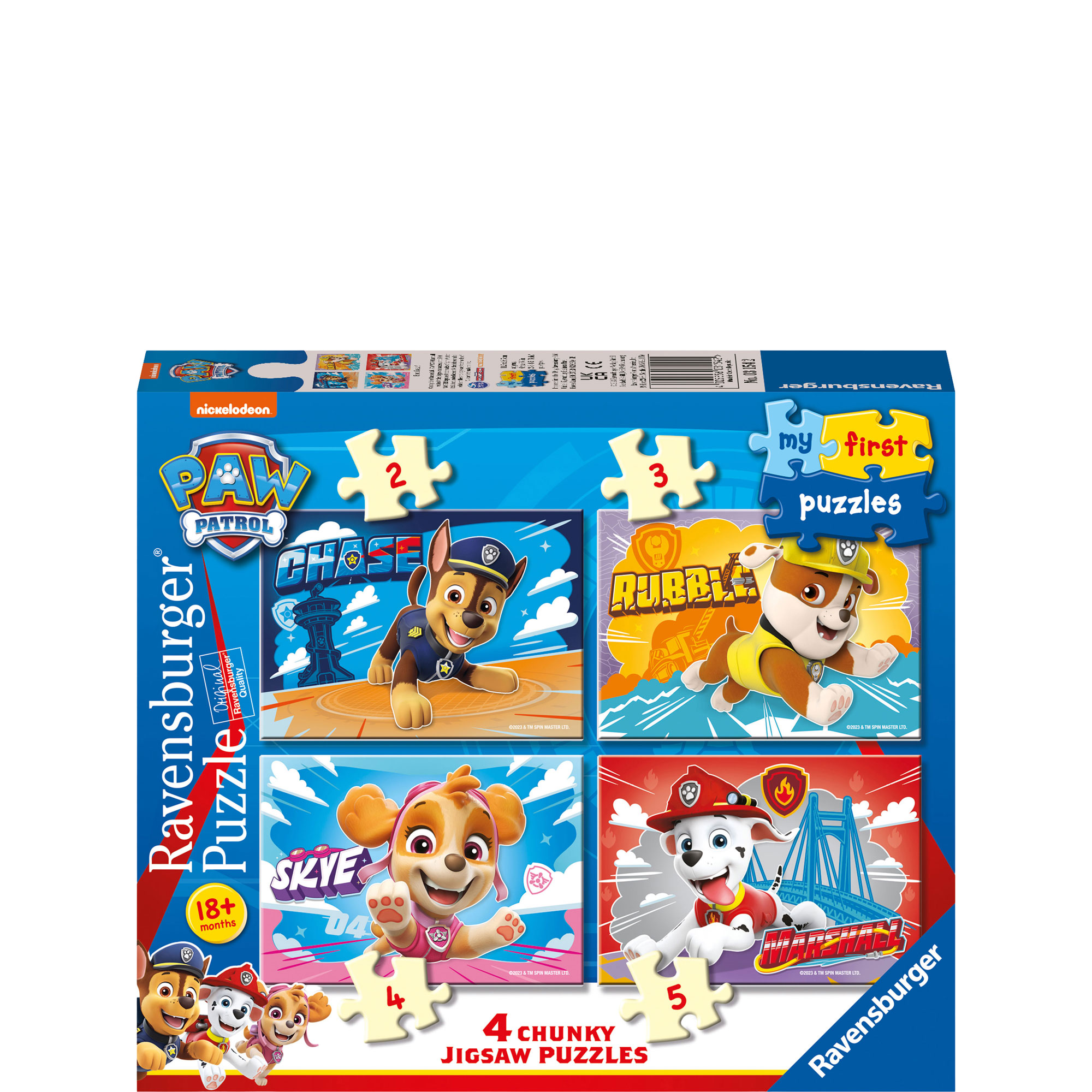 My First Puzzles: Paw Patrol Jigsaw Puzzles