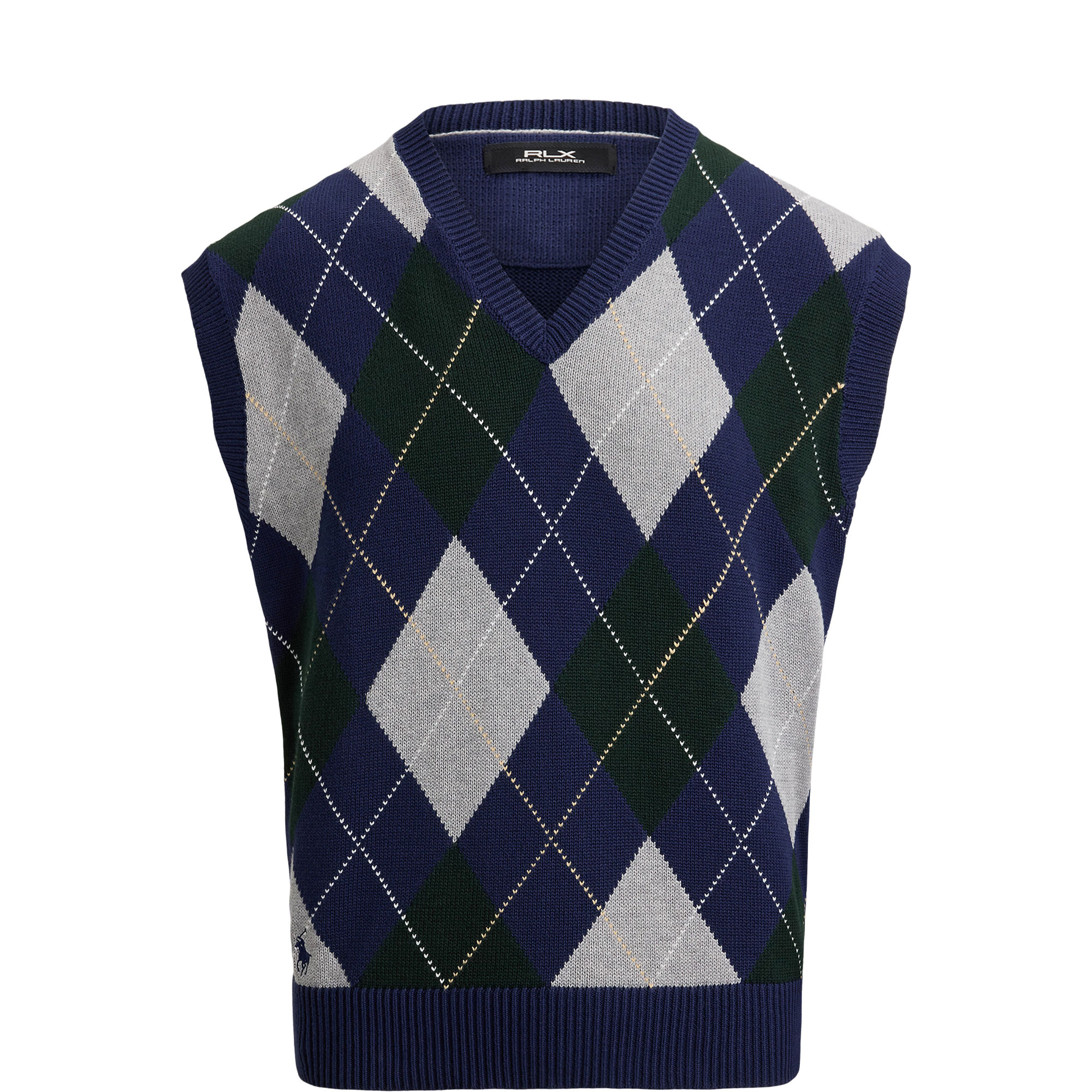 Argyle Pony Logo Golf Performance Vest