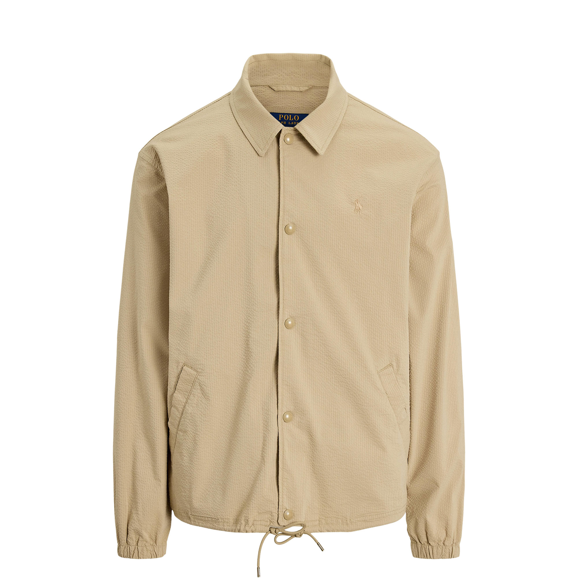 Shadow Stripe Seersucker Coach Jacket