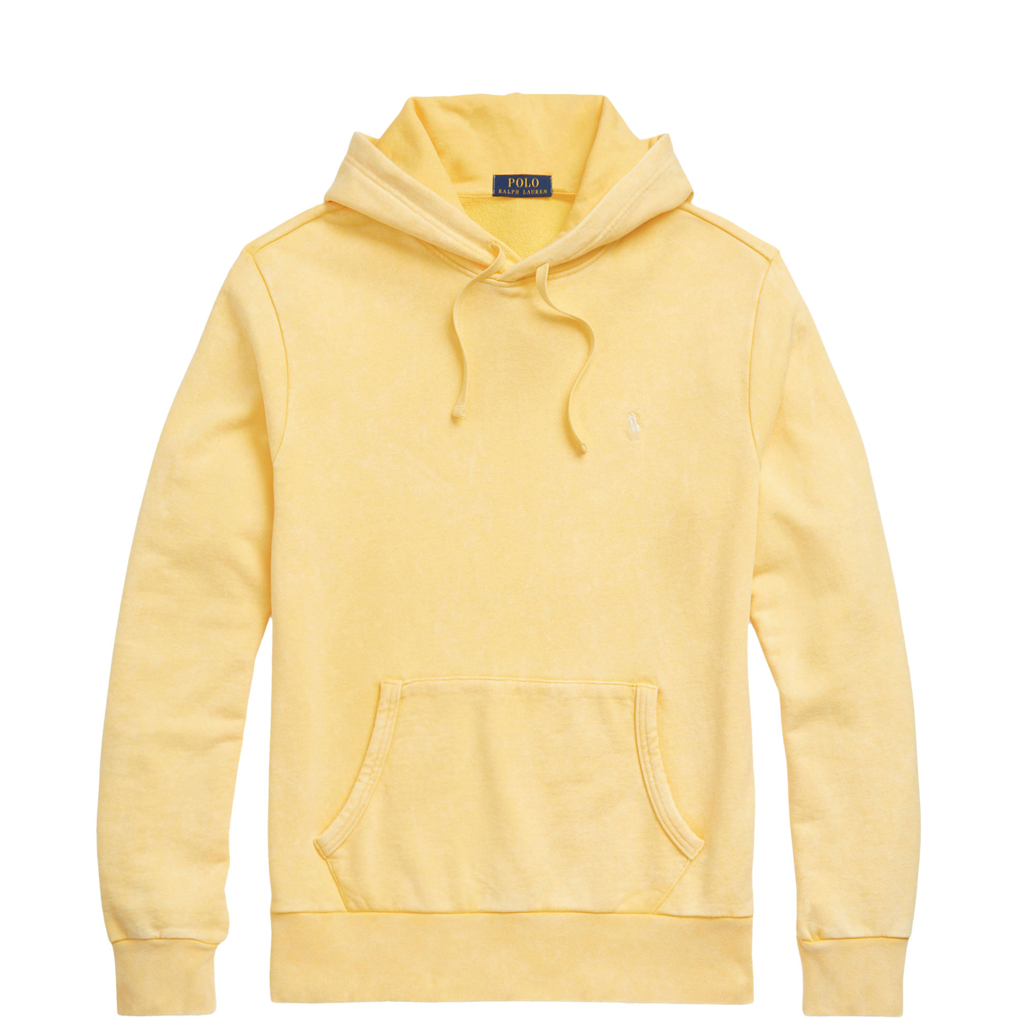Loopback Logo Fleece Drawstring Hoodie