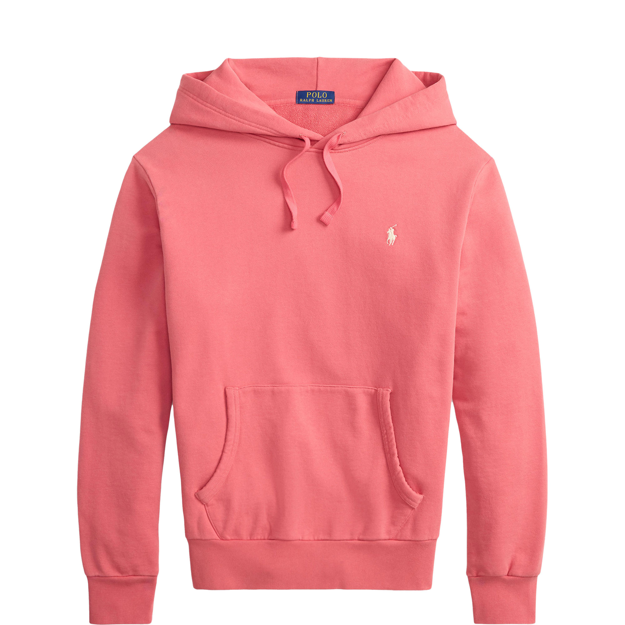 Loopback Logo Fleece Drawstring Hoodie