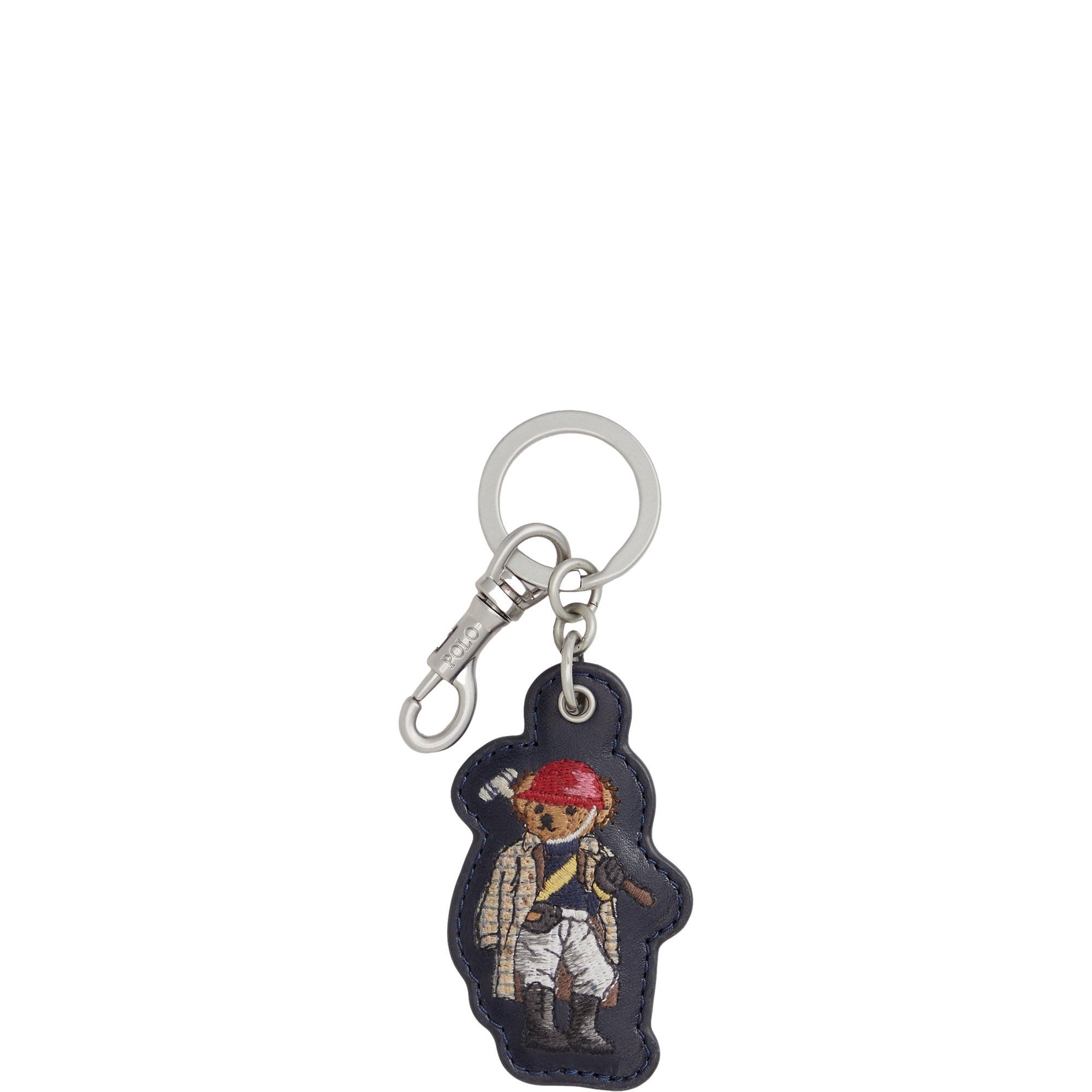 Polo Bear Leather Key Fob
