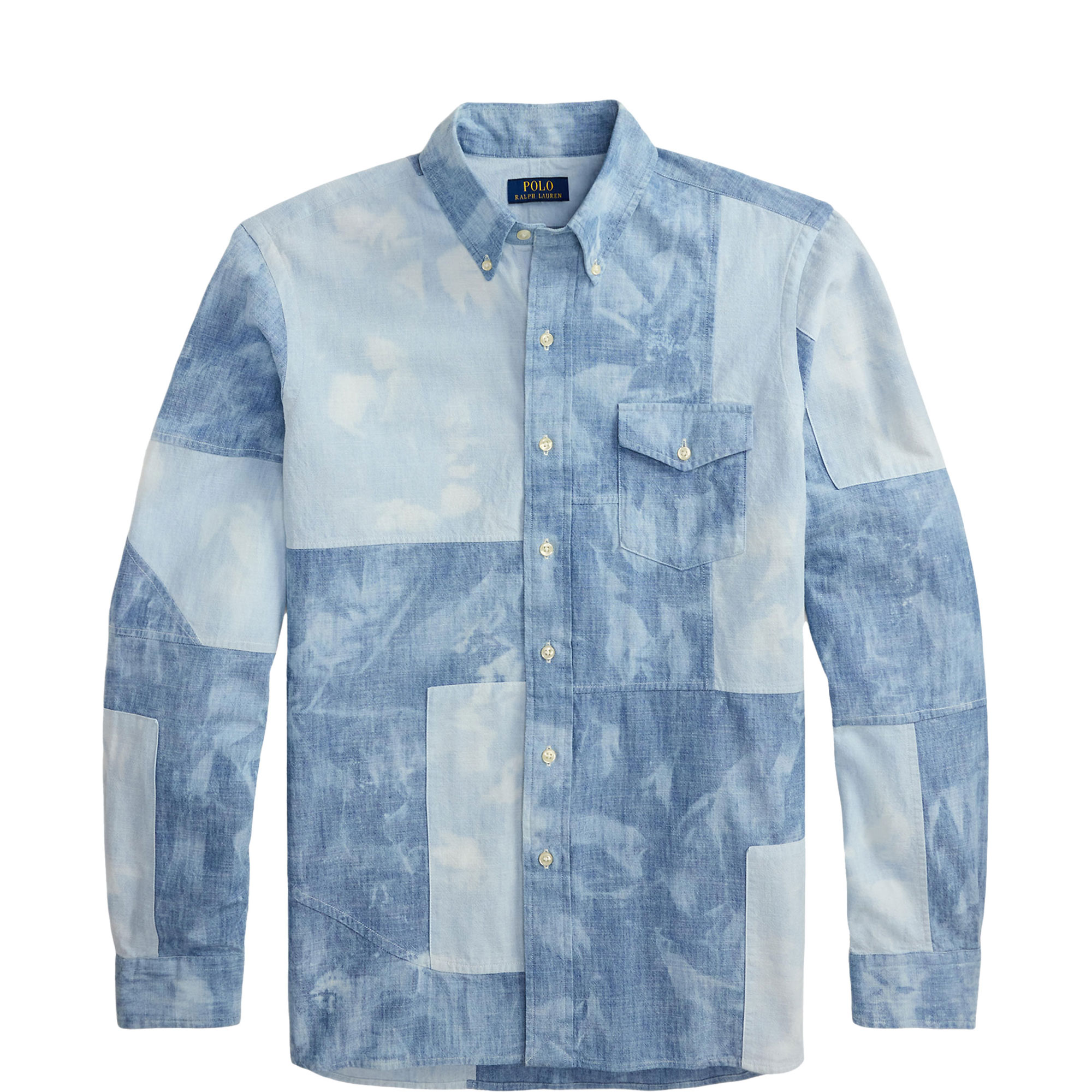 Patchwork Pony Logo Denim Shirt