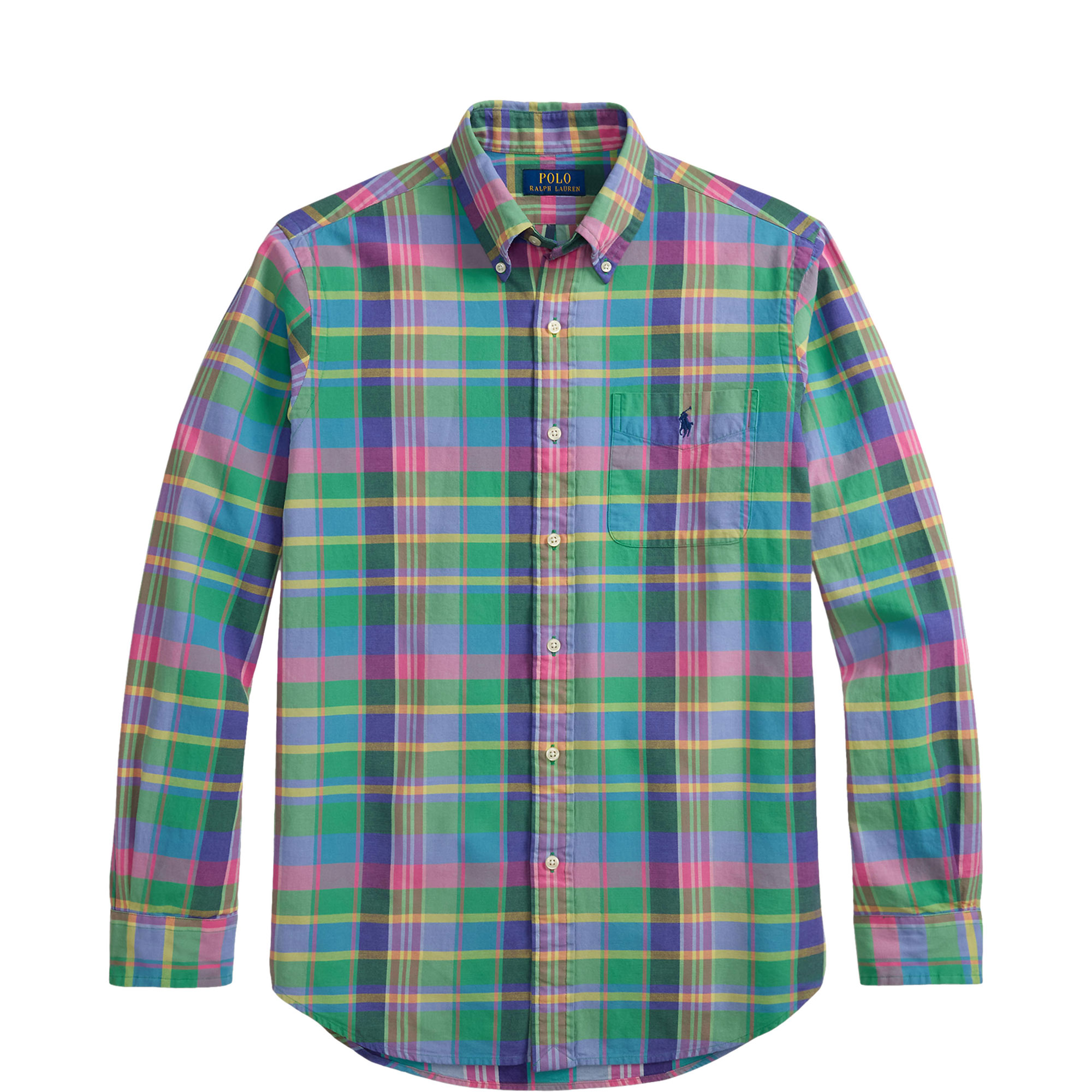 Pony Logo Check Chino Casual Shirt
