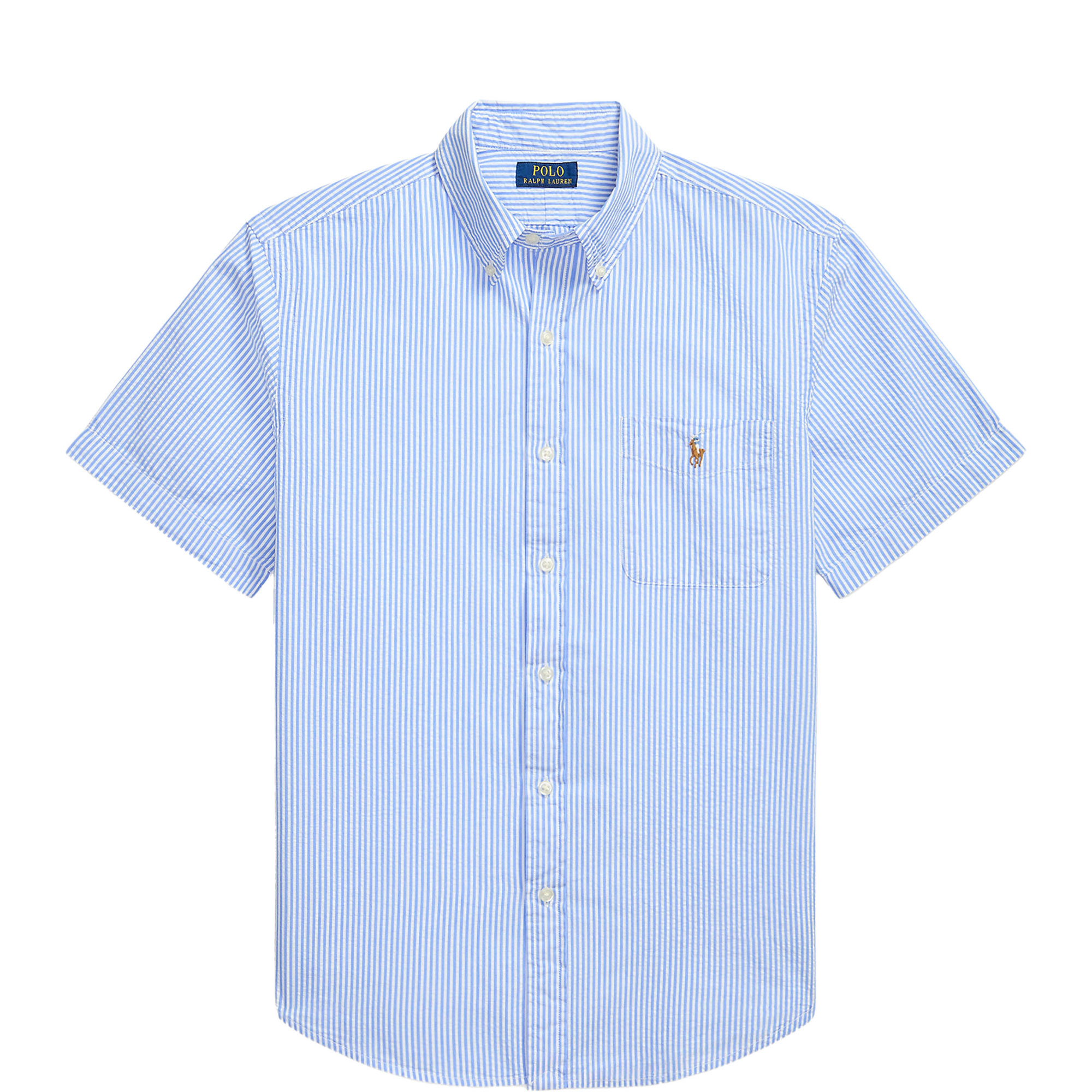 Prepster Pony Logo Striped Casual Shirt