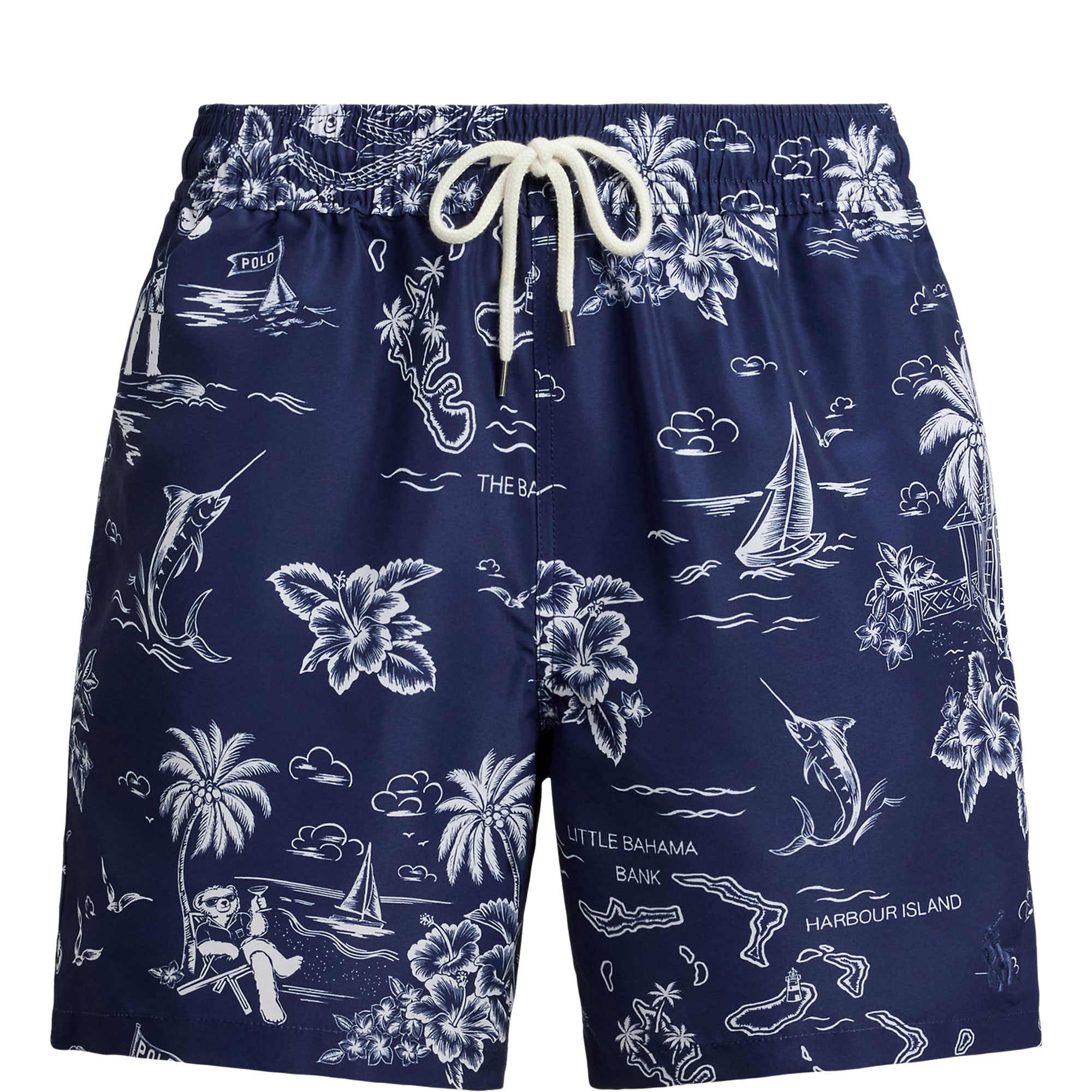 Traveller Polo Bear Printed Swim Shorts
