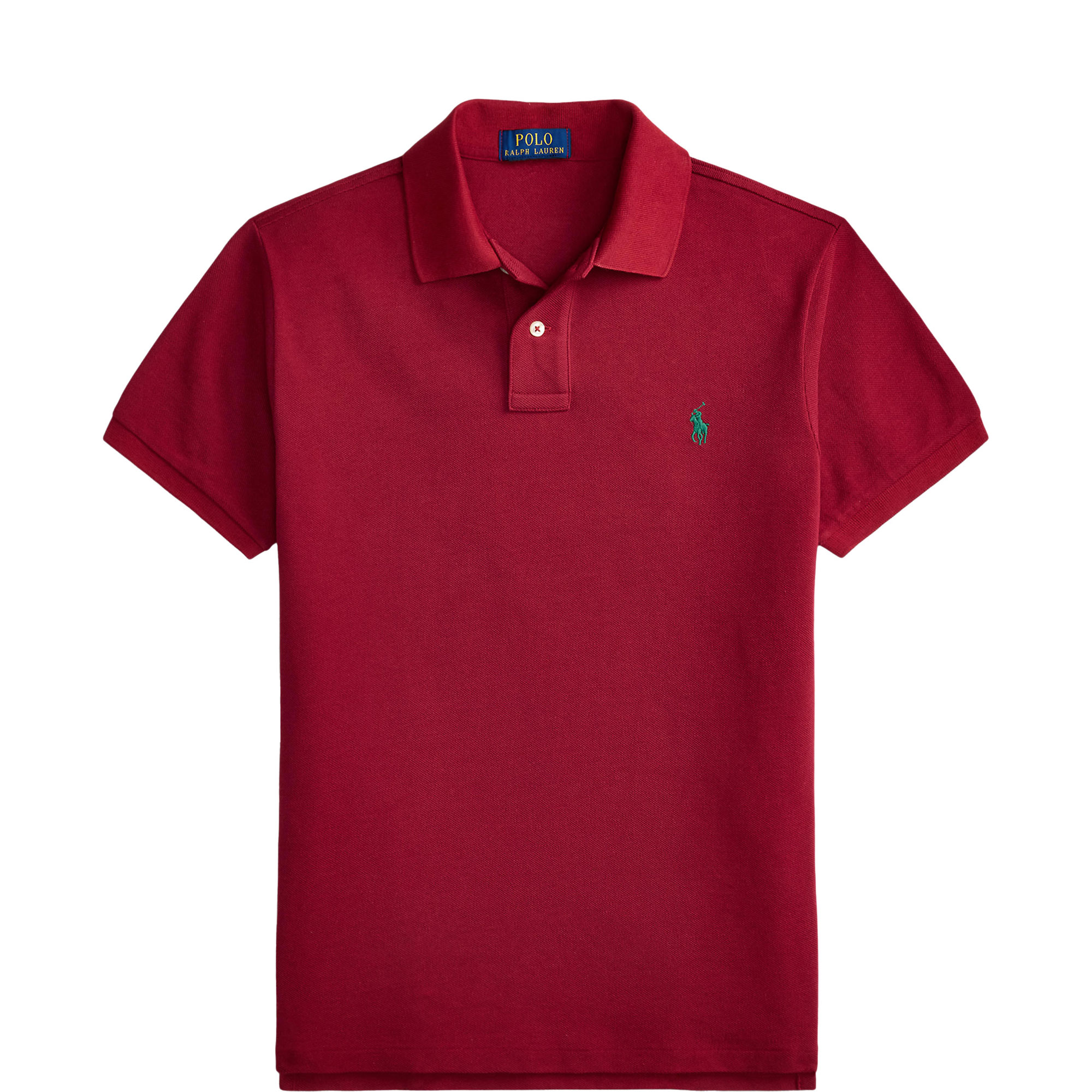 Polo Player Slim Fit Mesh Polo Shirt