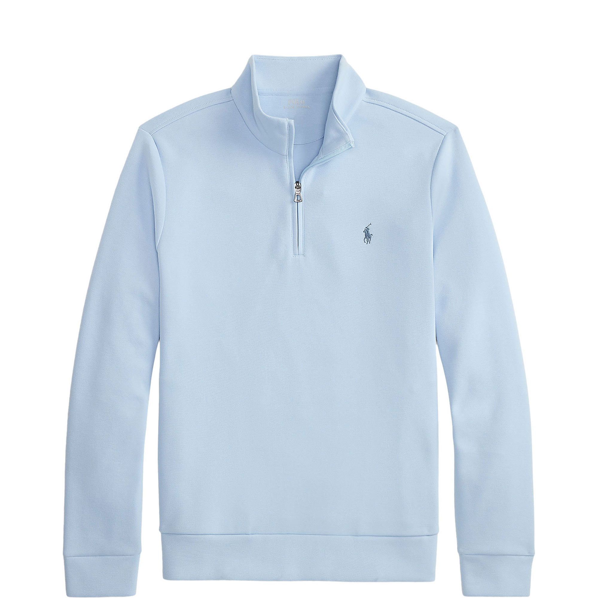 Pony Logo Double-Knit Zip Sweater