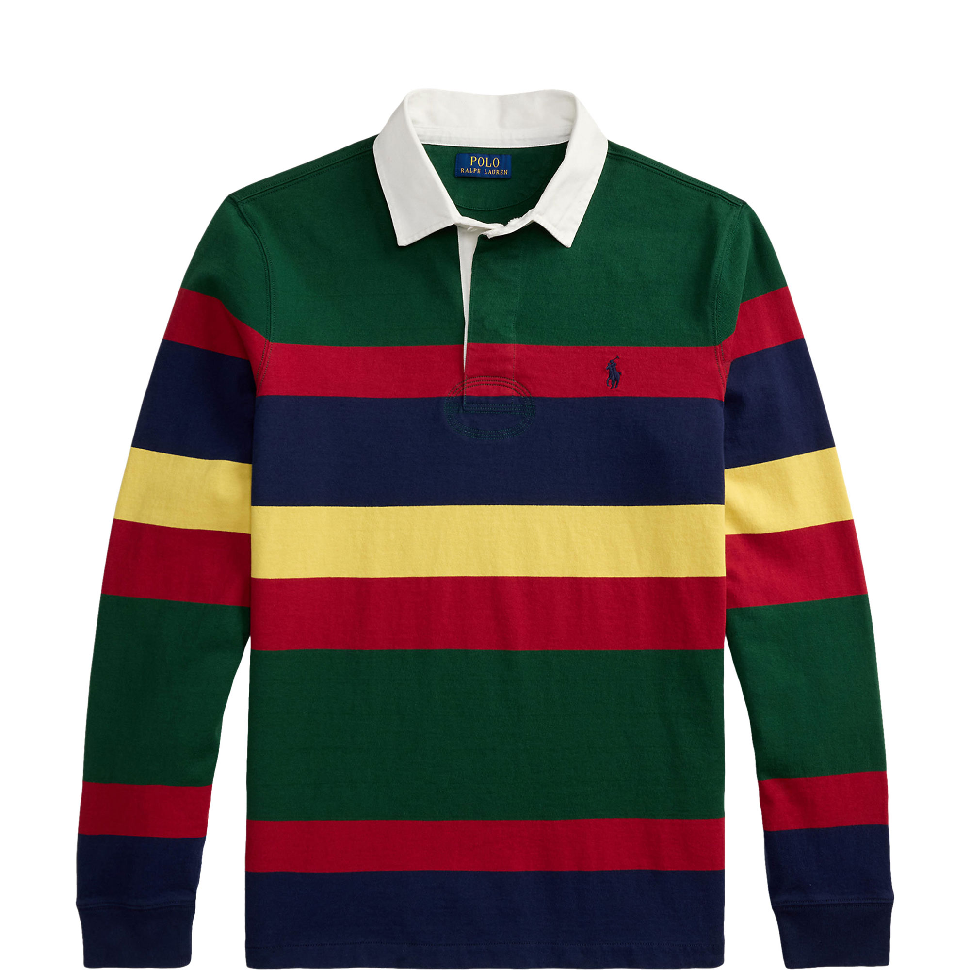 The Iconic Pony Logo Striped Rugby Shirt