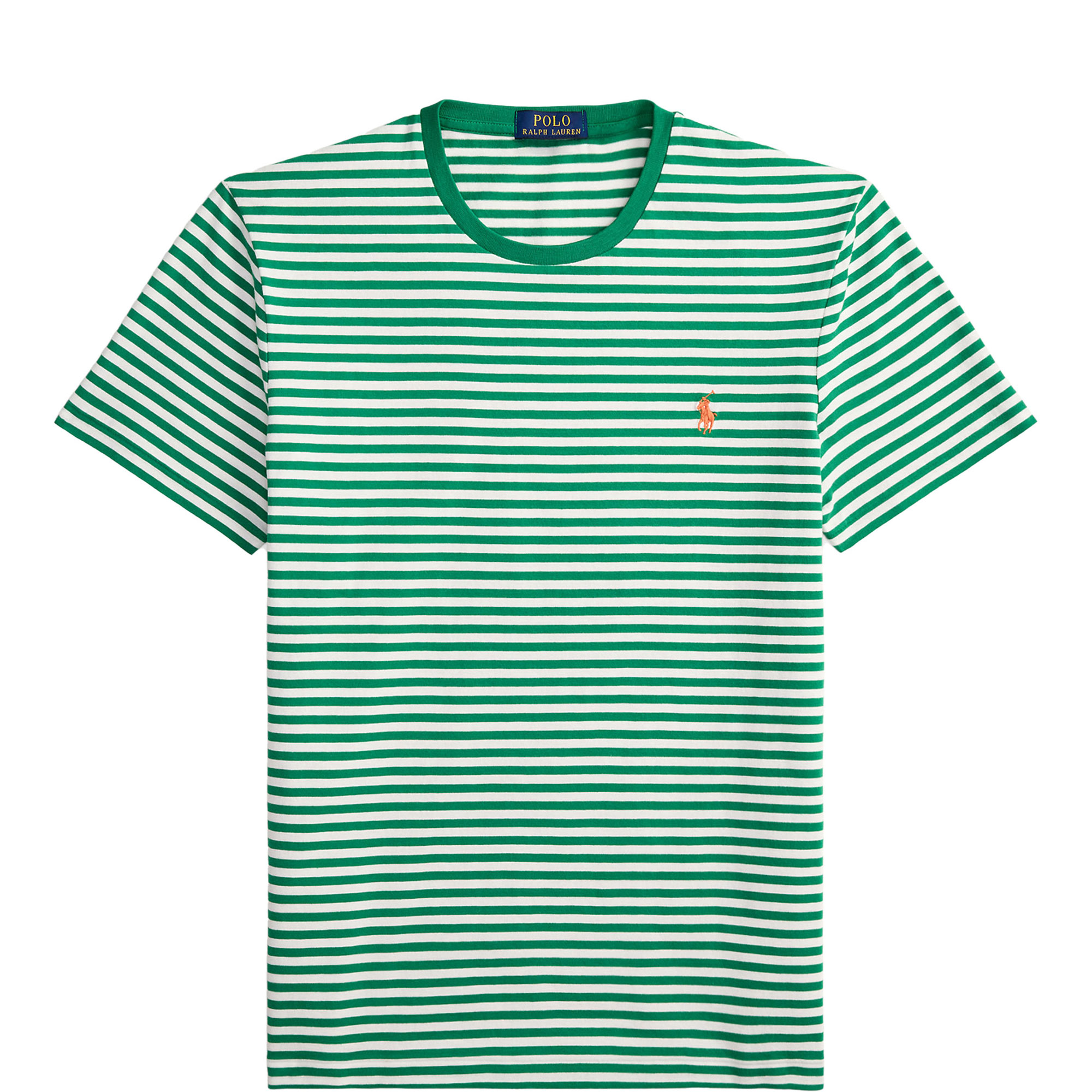 Polo Player Logo Slim Fit Striped Jersey T-Shirt