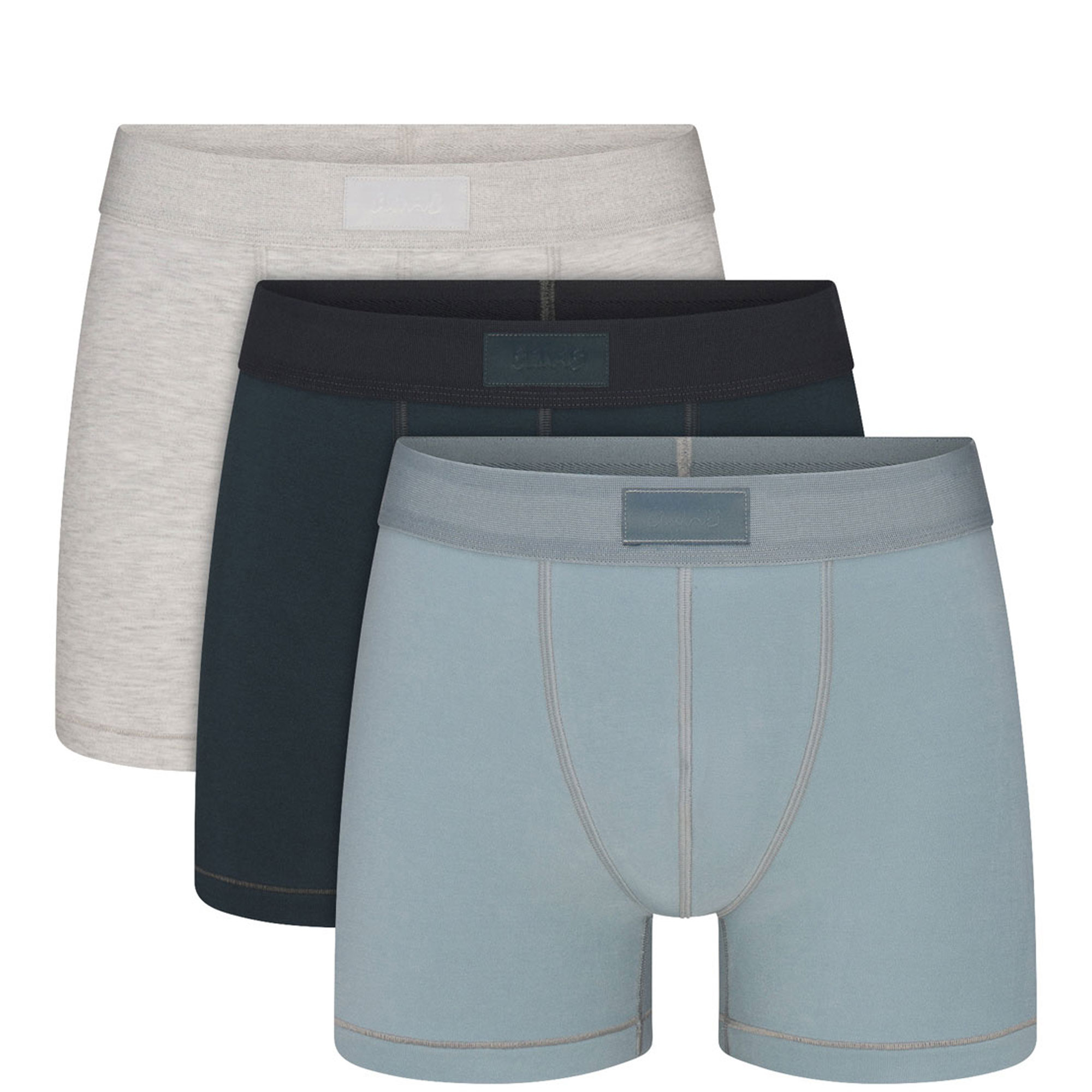 3" Boxer Briefs Three-Pack Verdant Multi