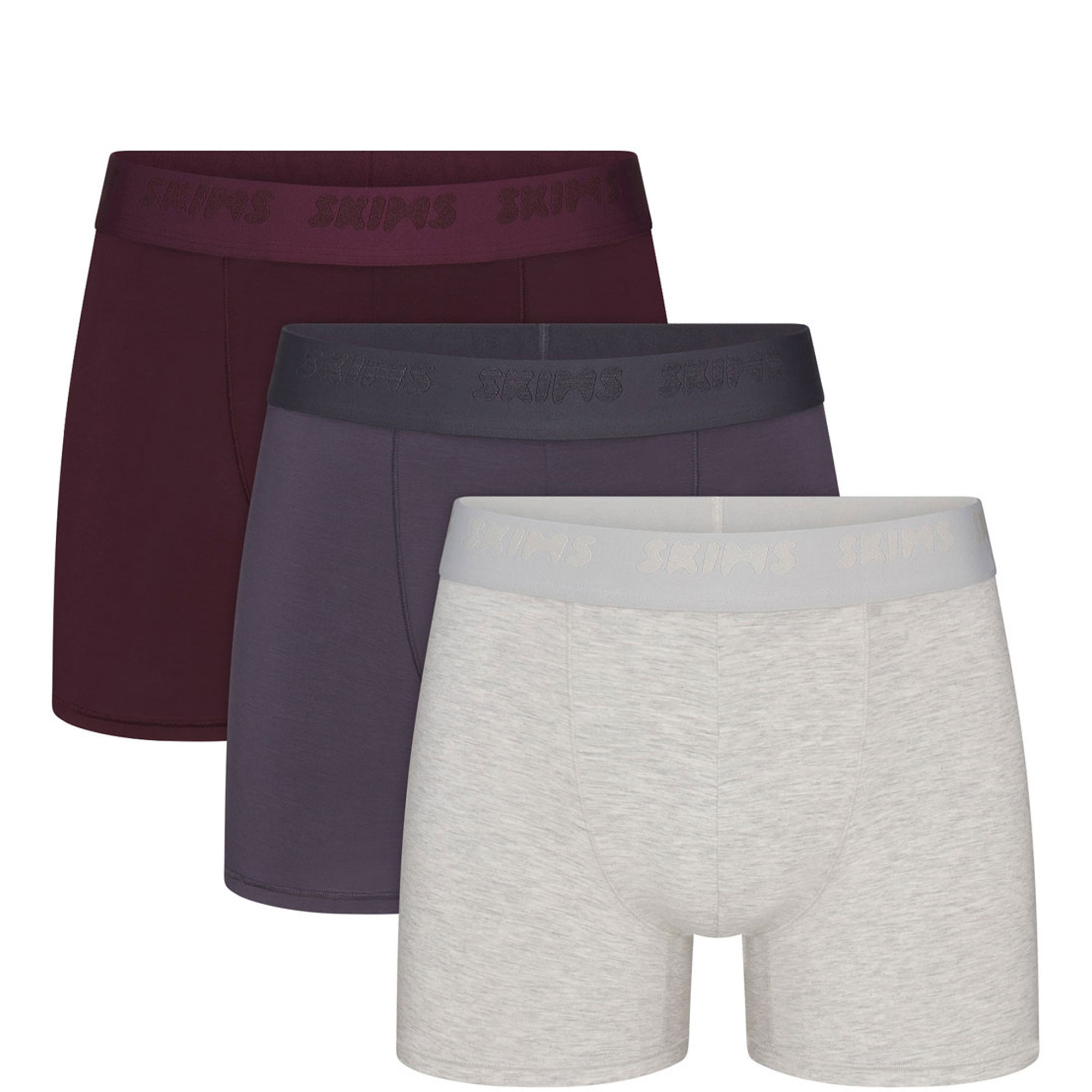 3" Boxer Briefs Three-Pack Raven Multi